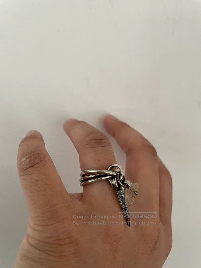 Ann Demeulemeester Ann Demeulemeester Size L Men's Multi-Ring Pendant Decorat Size ONE SIZE - 3 Thumbnail