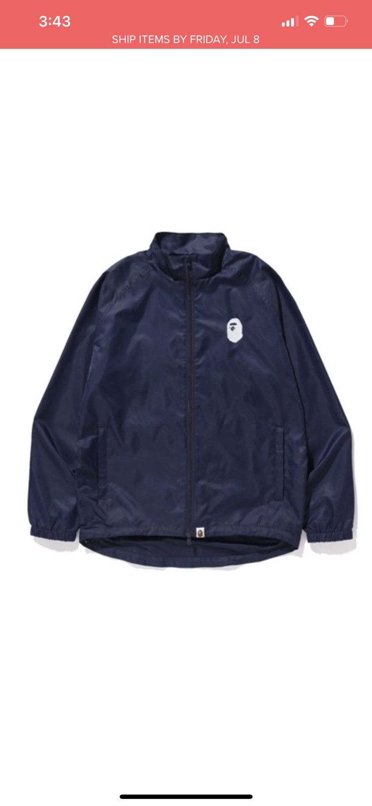Bape Bape zip up track jacket Size US M / EU 48-50 / 2 - 1 Thumbnail