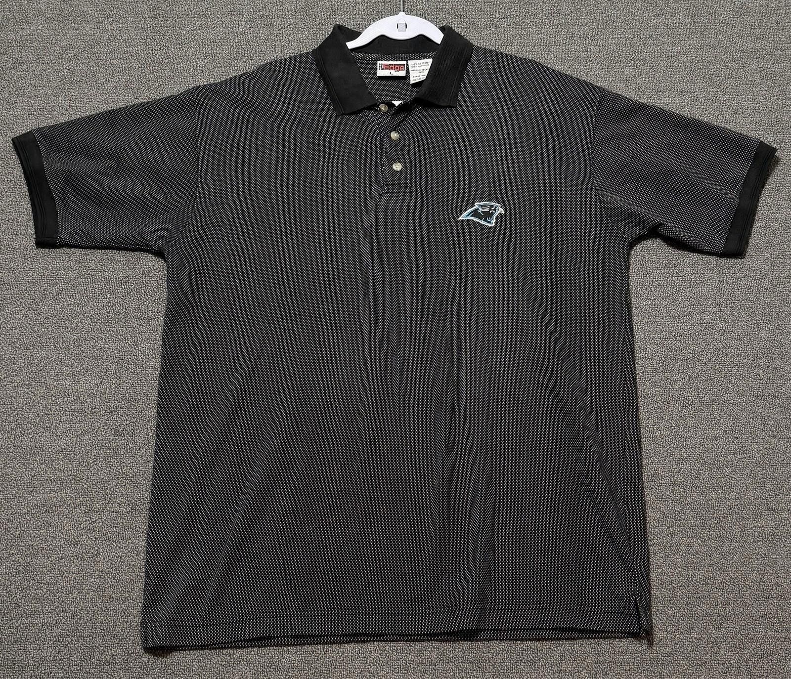 Other VTG The Edge NFL Carolina Panthers Polo Golf Shirt Men Large Size ONE SIZE - 1 Thumbnail