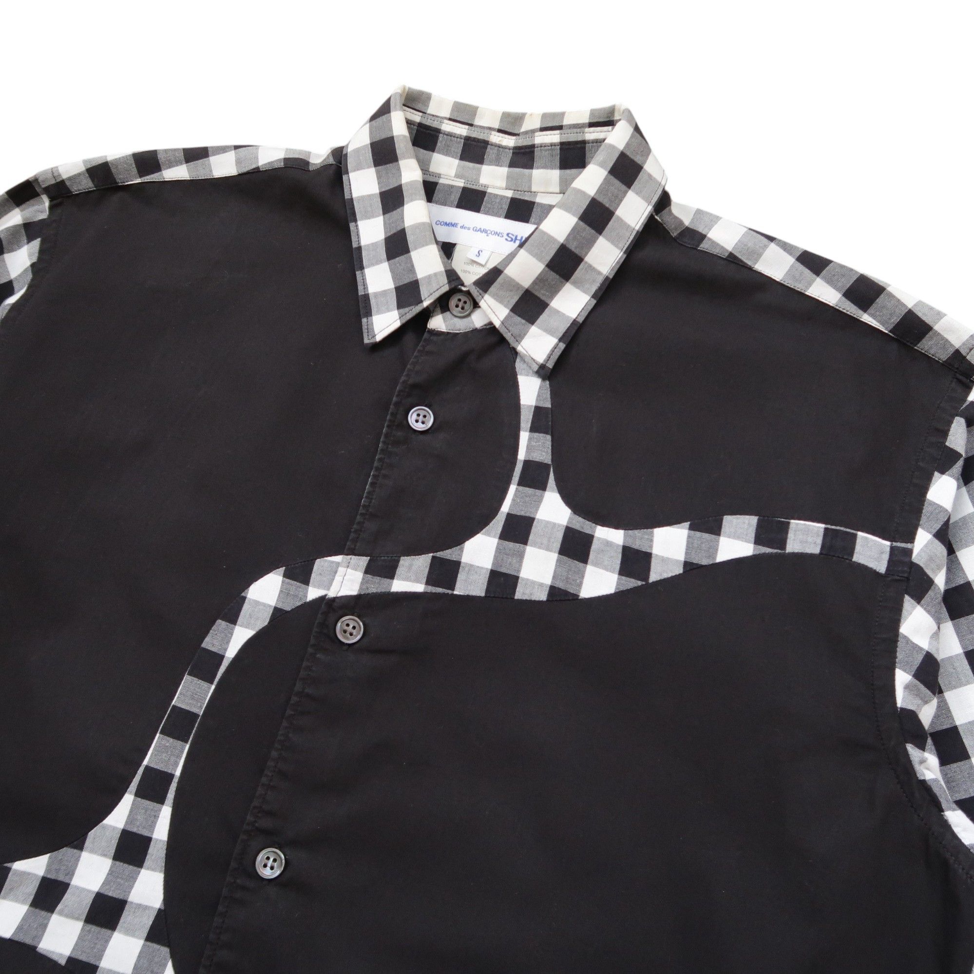 Comme des Garcons SHIRT S/S12 Angelica Pattern Patchwork Shirt Size US S / EU 44-46 / 1 - 8 Thumbnail