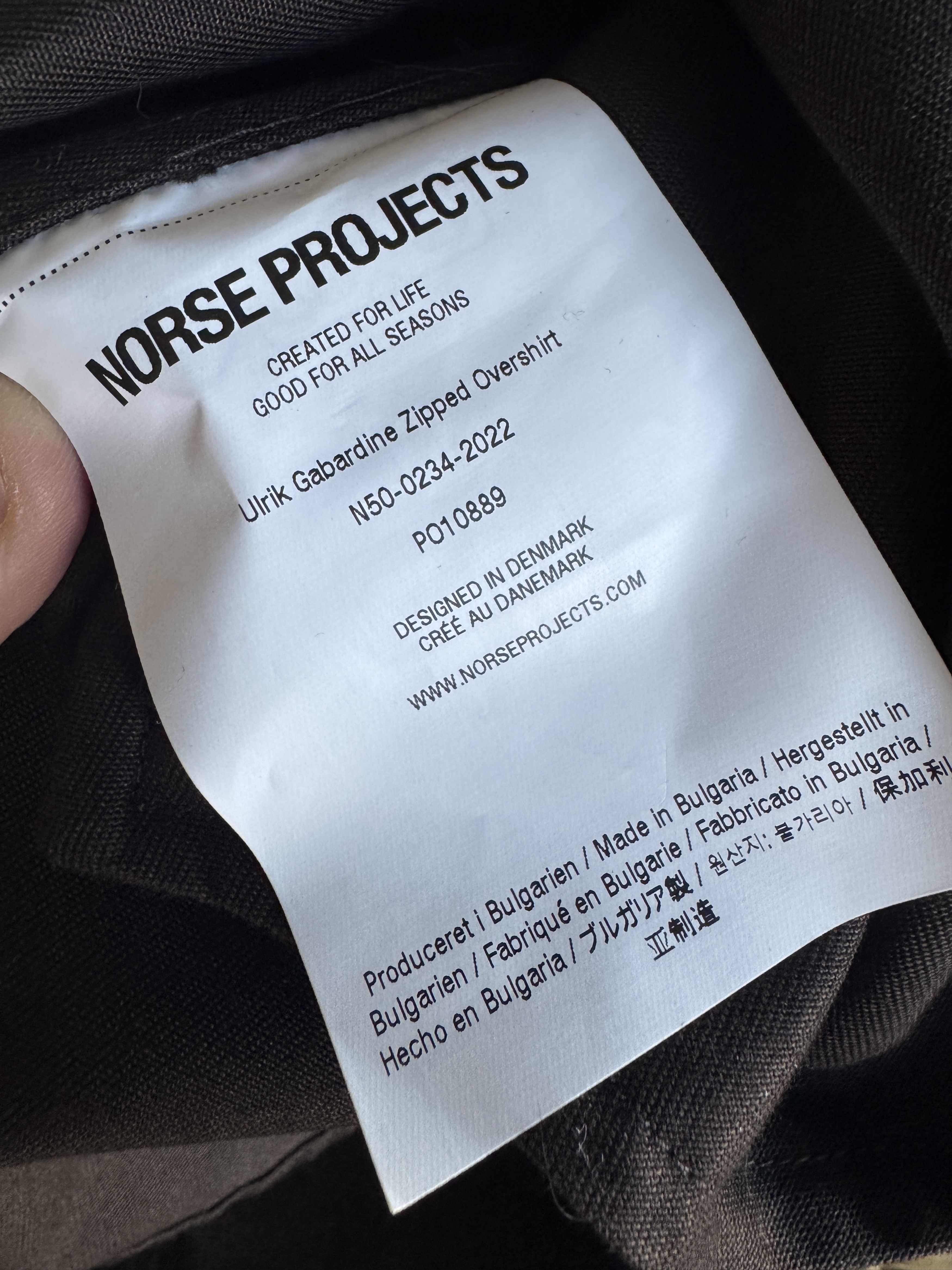 Norse Projects BRAND NEW Norse Projects Ulrik Zipped Overshirt Size US XL / EU 56 / 4 - 5 Thumbnail