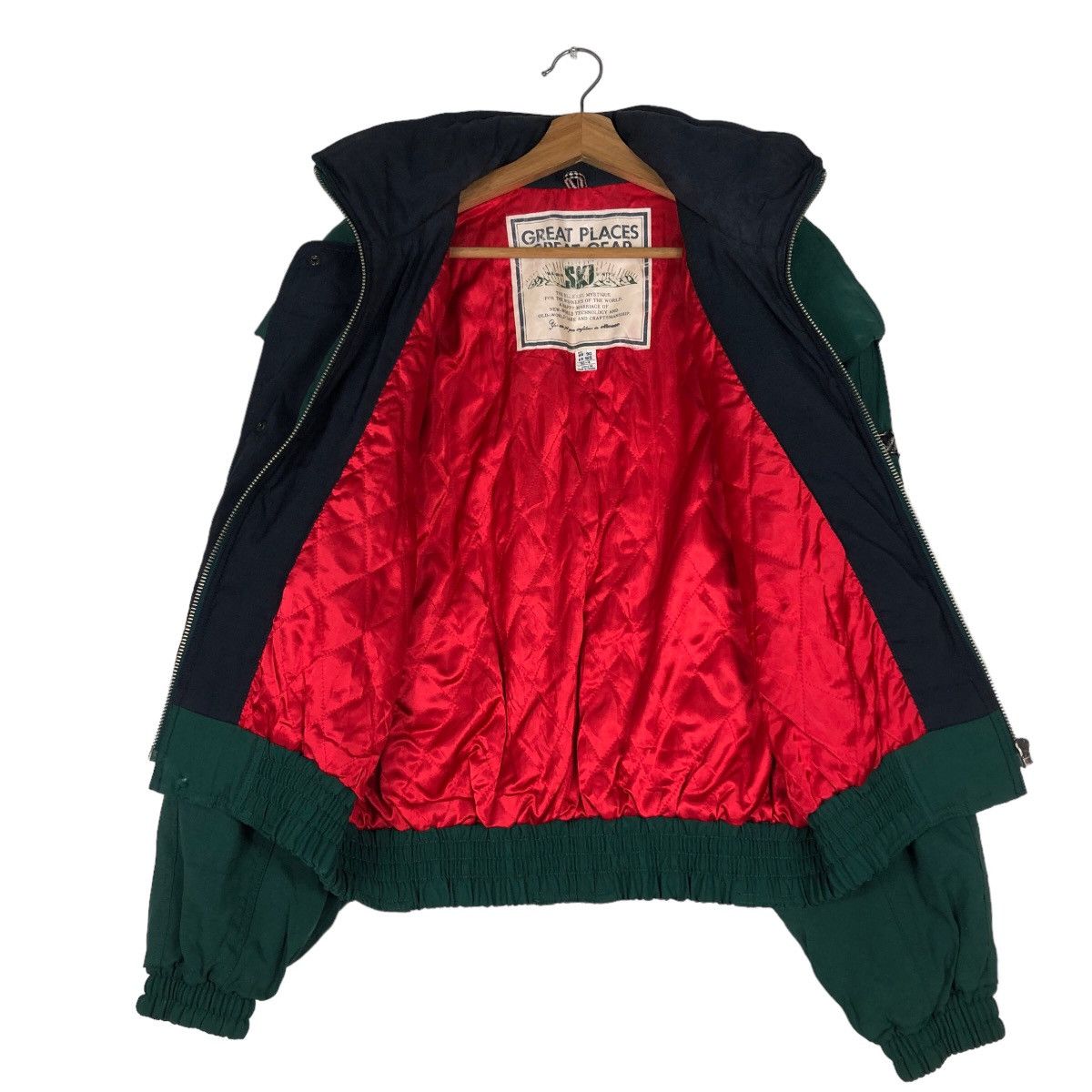 Japanese Brand 🔥Vtg Bomber Jacket Ski Bondage Design Wahmin Issey Miyake Size US M / EU 48-50 / 2 - 11 Thumbnail