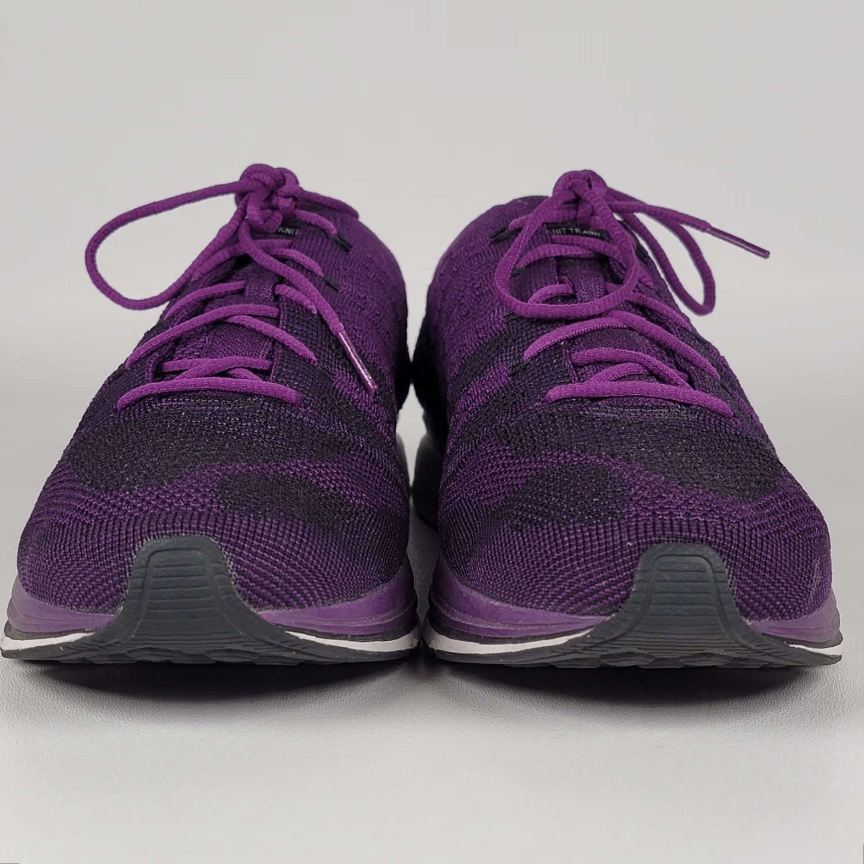Nike VINTAGE Nike Flyknit Racer Trainer Night Purple AH8396-500 Mens Size 12 Rare Size ONE SIZE - 3 Thumbnail