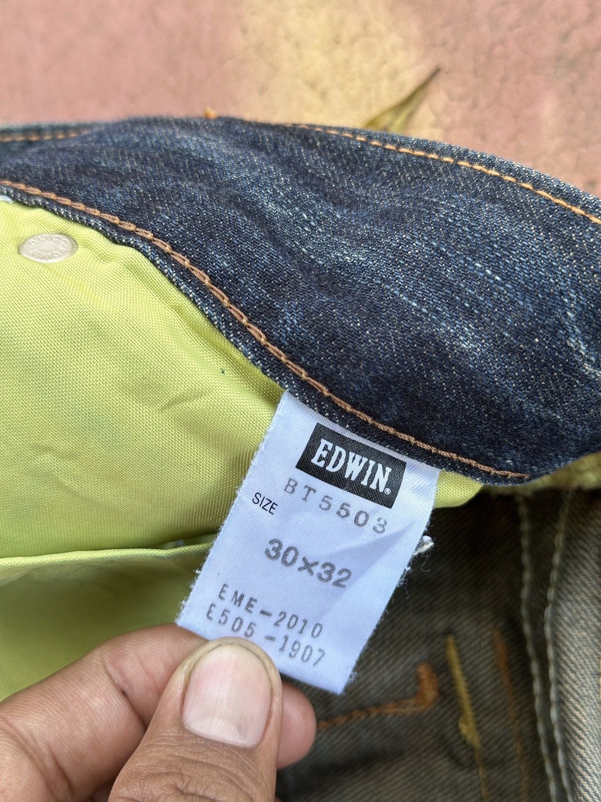 If Six Was Nine Flare 💥Vintage Edwin Blue Trip 503 Flare Bootcut Made Japan💥 Size US 34 / EU 50 - 9 Thumbnail