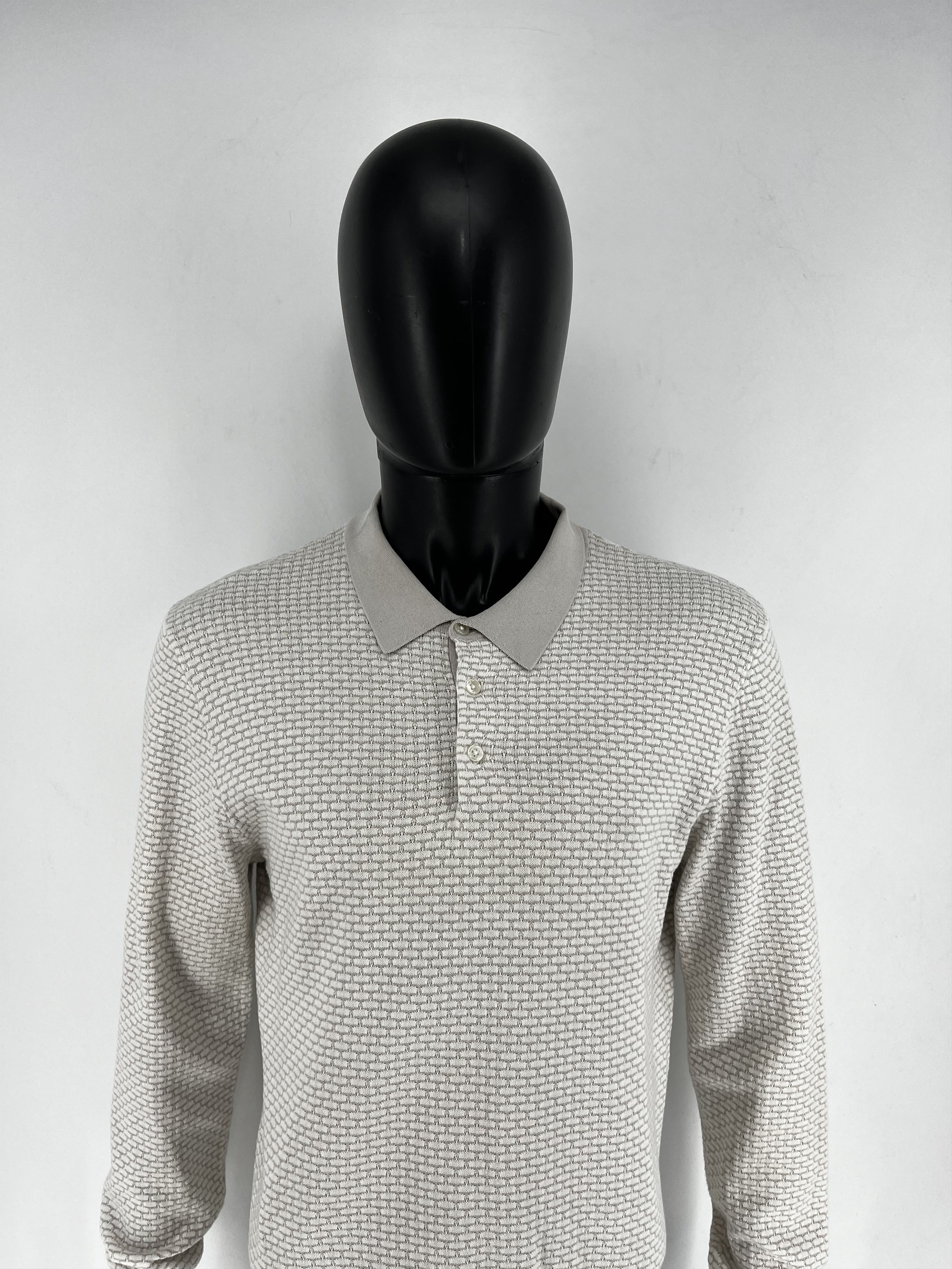 Reiss REISS MEN’S WOOL 1/4 BUTTON LONGSLEEVE POLO SHIRT Size US L / EU 52-54 / 3 - 5 Thumbnail