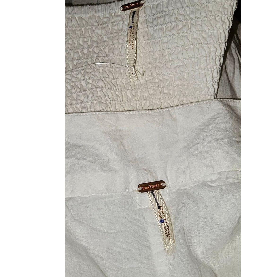 Free People New FREE PEOPLE Minnie Set $148 SIZE 4 White Shorts and Top Size 27" / US 4 / IT 40 - 6 Thumbnail