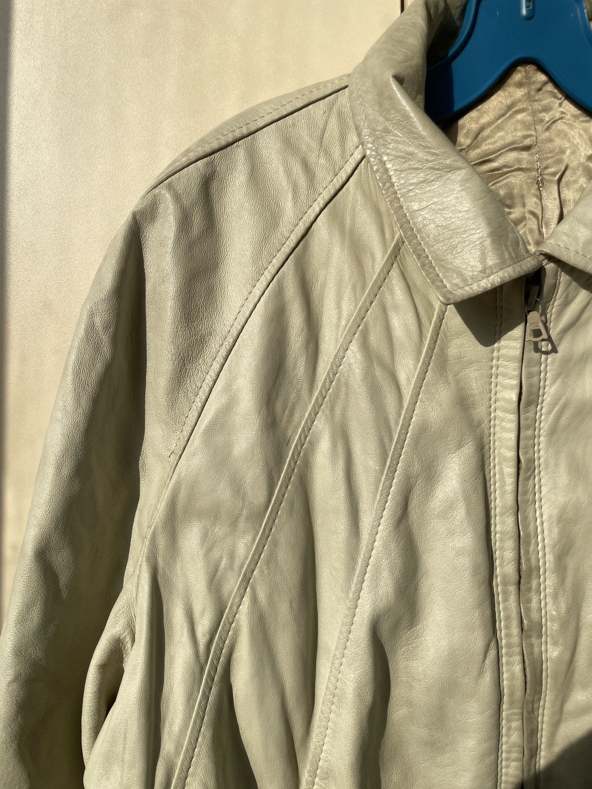 Vintage Vintage soft leather Jacket white Size US L / EU 52-54 / 3 - 9 Thumbnail
