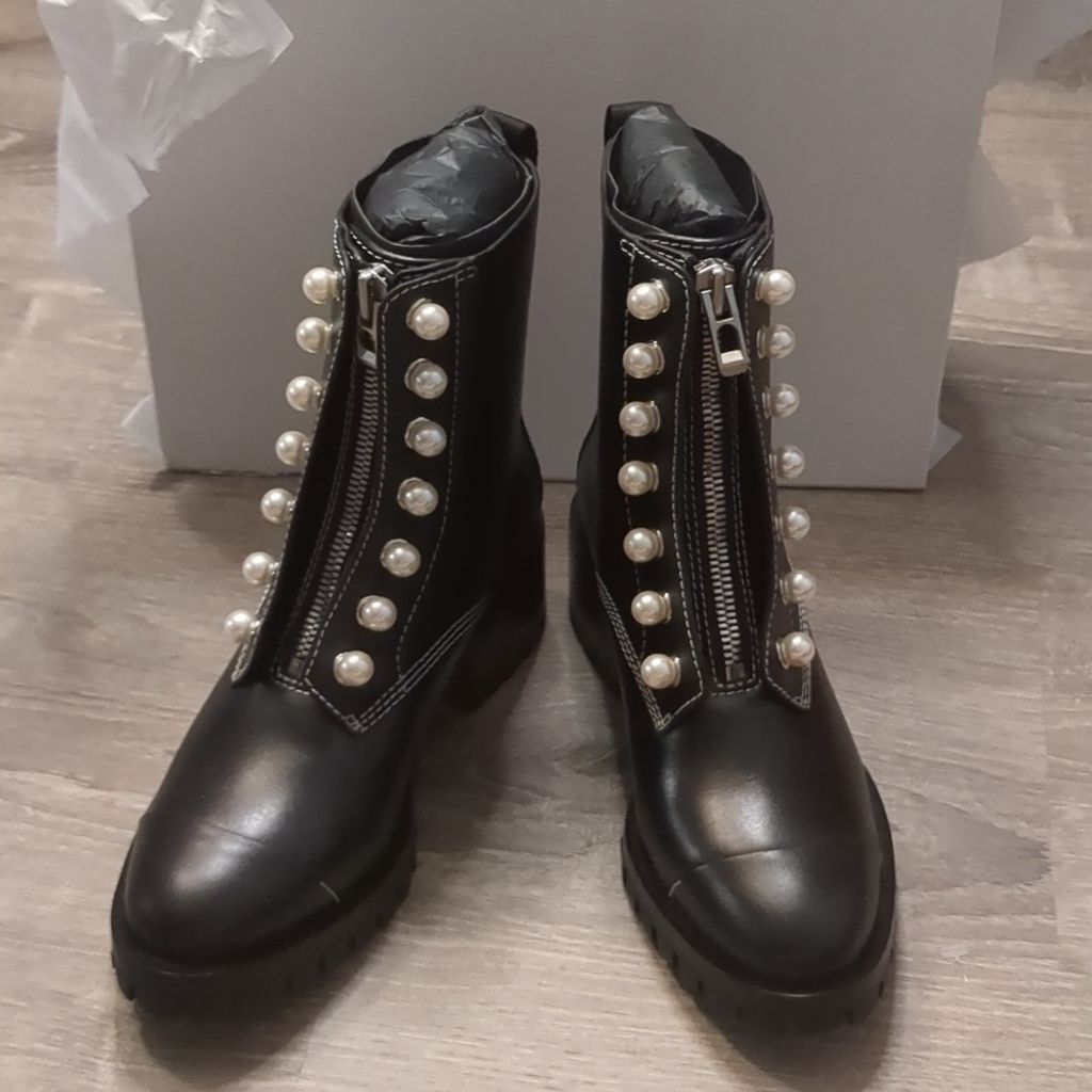 3.1 Phillip Lim 3.1 Phillip Lim hayett lug sole zip boot w/ pearls size 39 Size US 9 / IT 39 - 1 Thumbnail