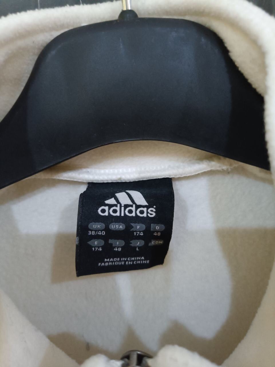 Adidas × Vintage VINTAGE ADIDAS FLEECE JACKET Size US L / EU 52-54 / 3 - 8 Thumbnail