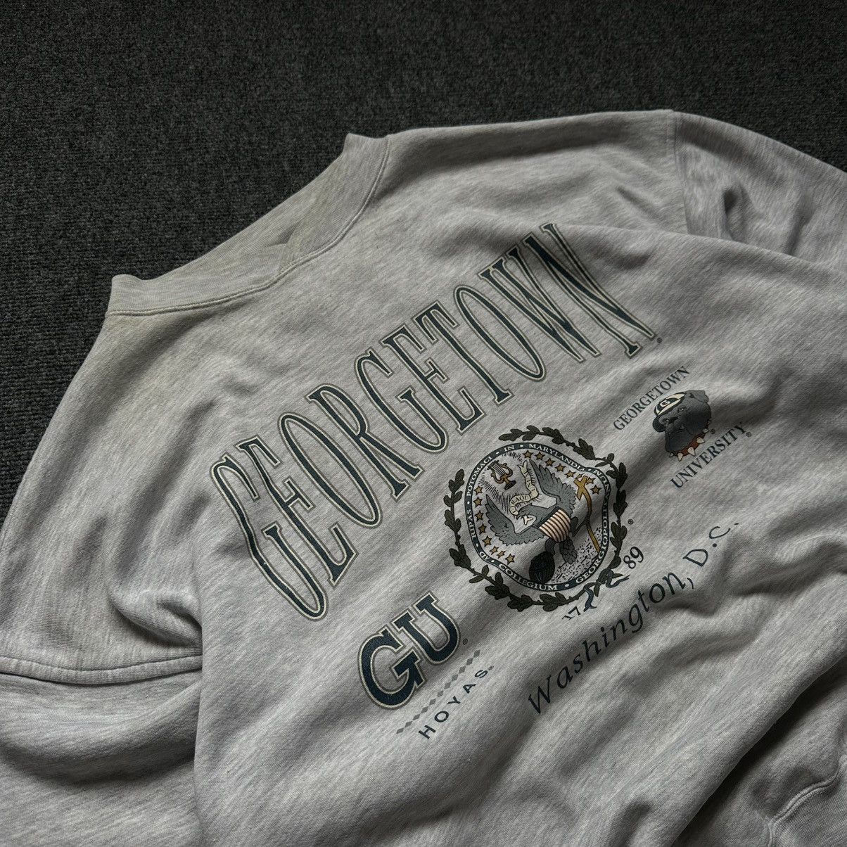 Y/Project Vintage Georgetown Hoyas Sweatshirt Size XL Heather Grey Spo Size US XL / EU 56 / 4 - 7 Thumbnail