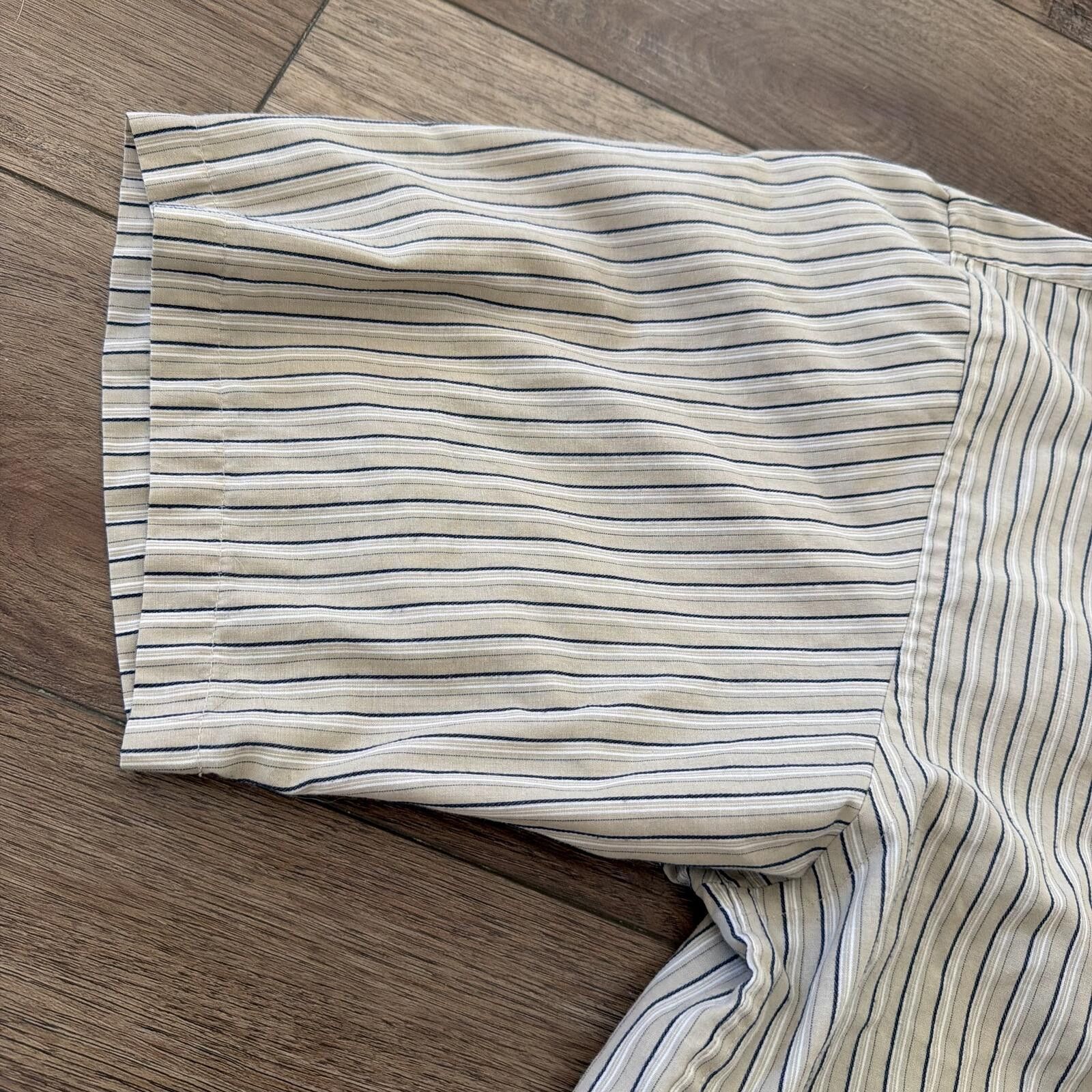 Puritan Vintage Y2K 90s Striped Button Up Puritan XL Skater Surfer Size US XL / EU 56 / 4 - 2 Thumbnail
