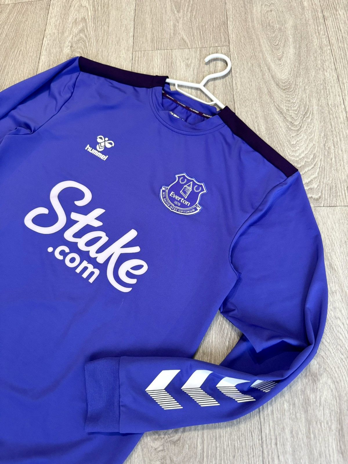 Hummel 🔷Hummel Everton Long Sleeve Soccer jersey🔷 Size US S / EU 44-46 / 1 - 2 Thumbnail