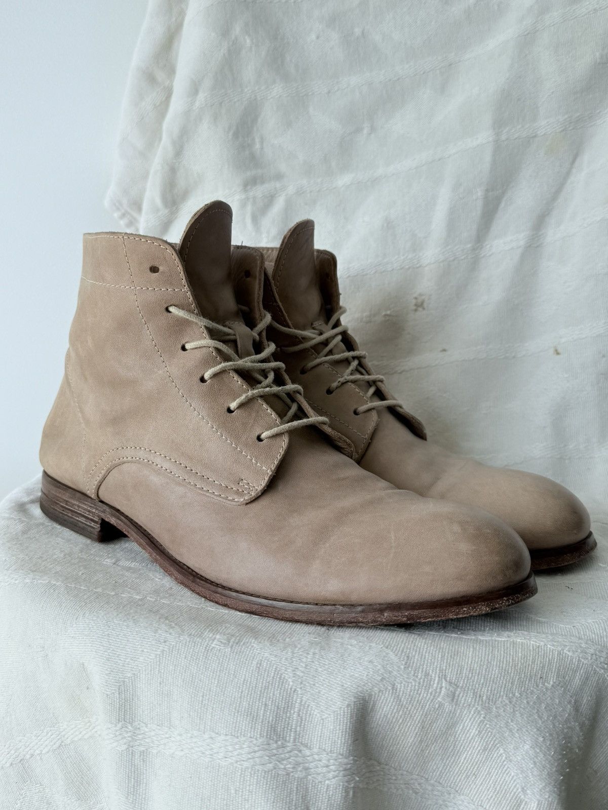 MoMA Avant Garde MoMA Guidi Style Distressed Leather Boots Size US 9 / EU 42 - 2 Thumbnail
