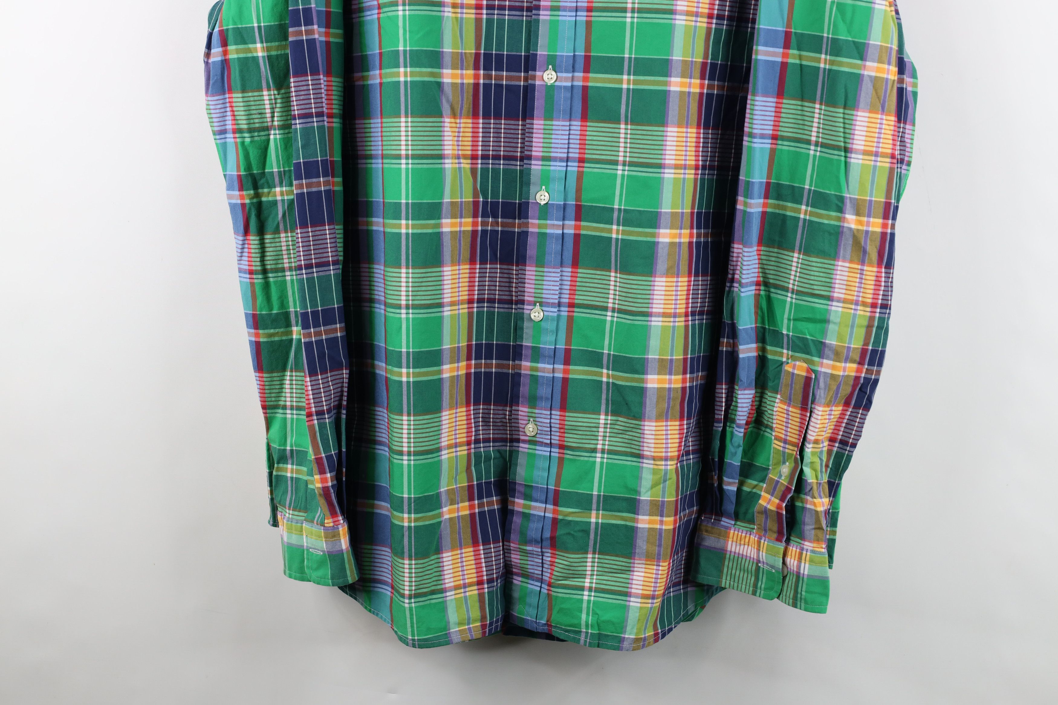 Ralph Lauren Ralph Lauren India Madras Plaid Collared Button Down Shirt Size US XL / EU 56 / 4 - 3 Thumbnail