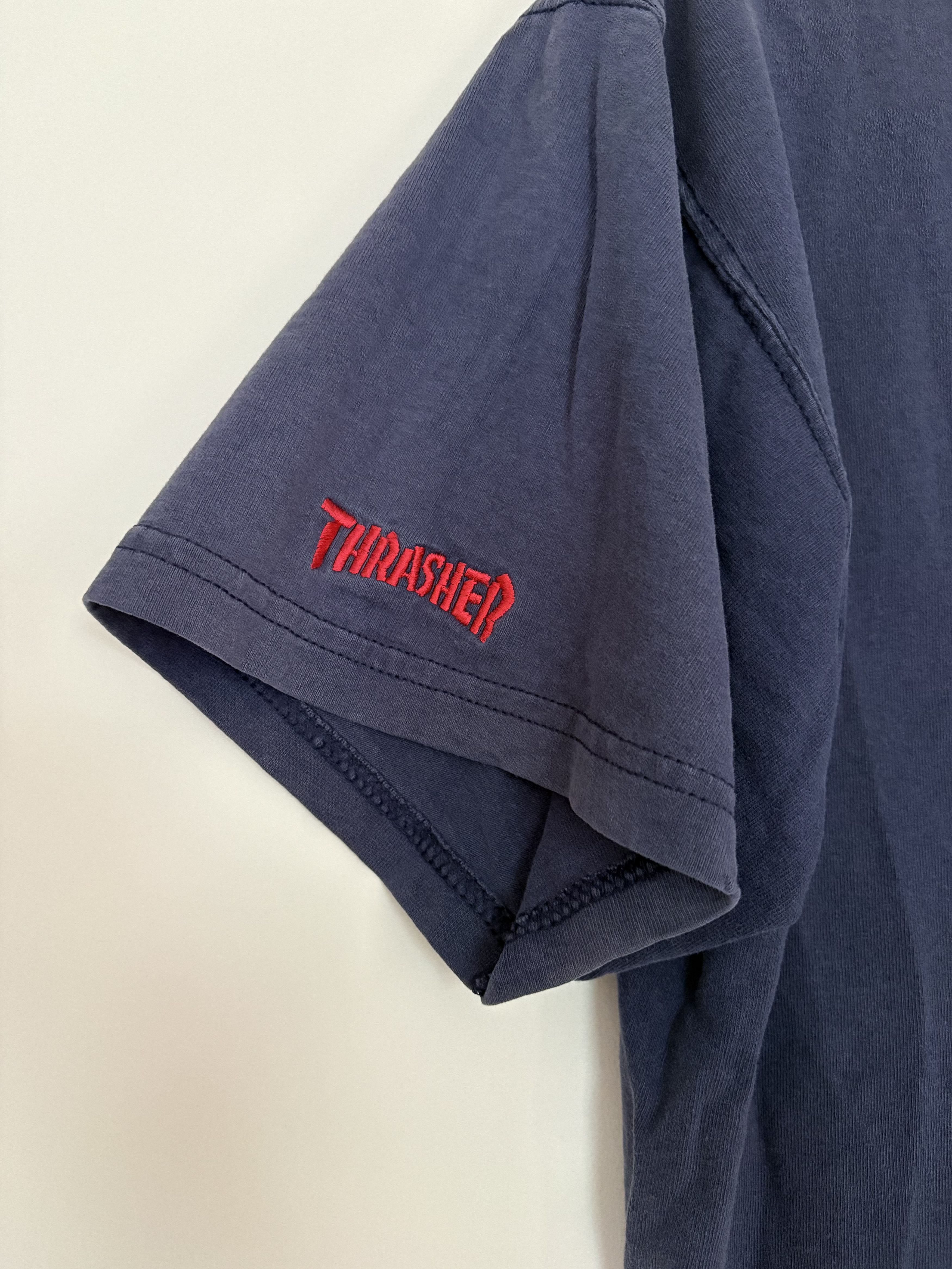 Thrasher Thrasher Cracked Navy T-Shirt Size US S / EU 44-46 / 1 - 4 Thumbnail