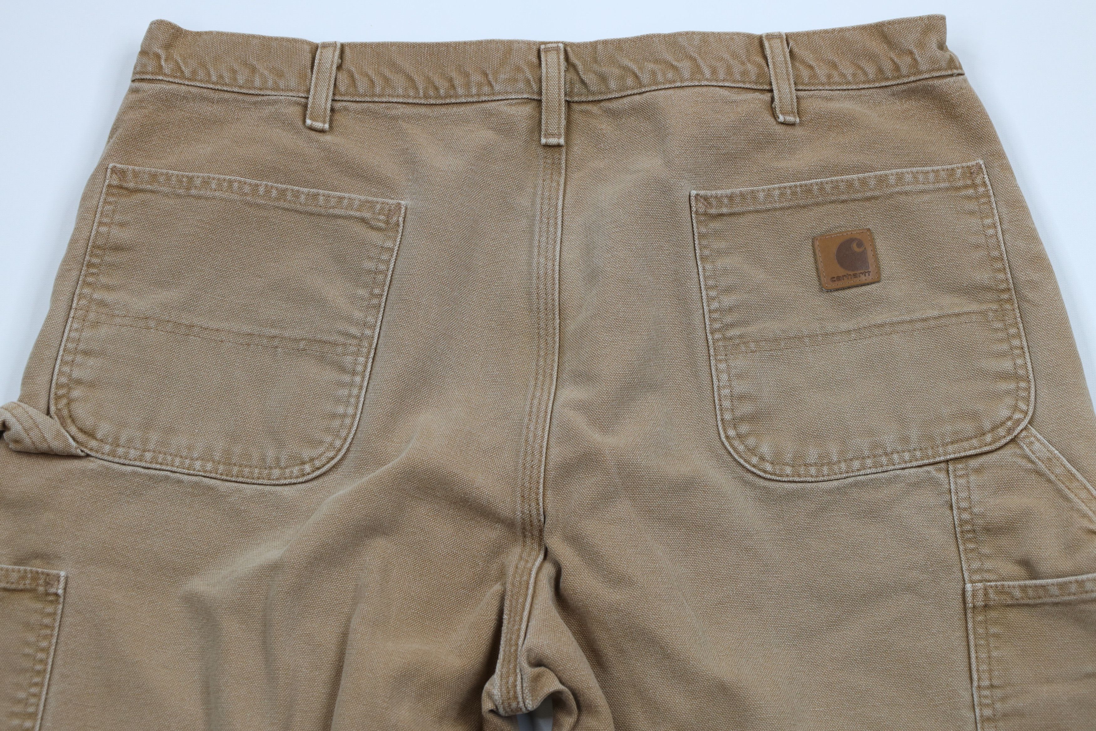 Carhartt × Vintage Vintage Y2K Carhartt Wide Leg Dungaree Pants Duck Brown Size US 40 / EU 56 - 9 Thumbnail