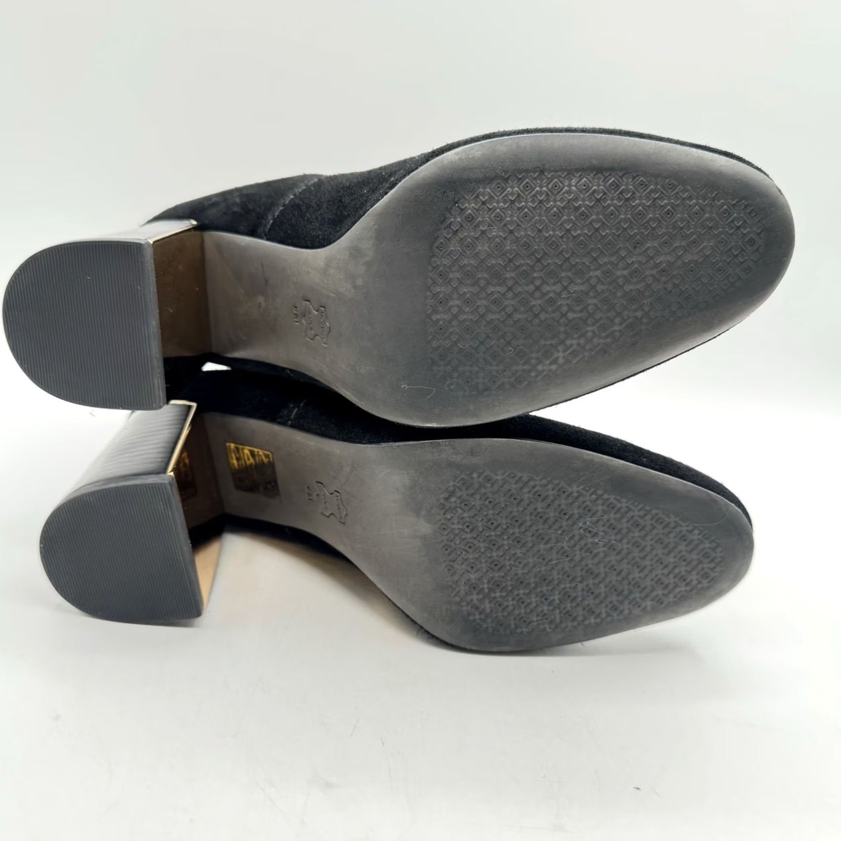 Tory Burch Tory Burch Gigi Bootie Black 6M Women Solid Leather Ankle Block Heel Closed Toe Casual Formal Shoes Size US 6 / IT 36 - 6 Thumbnail