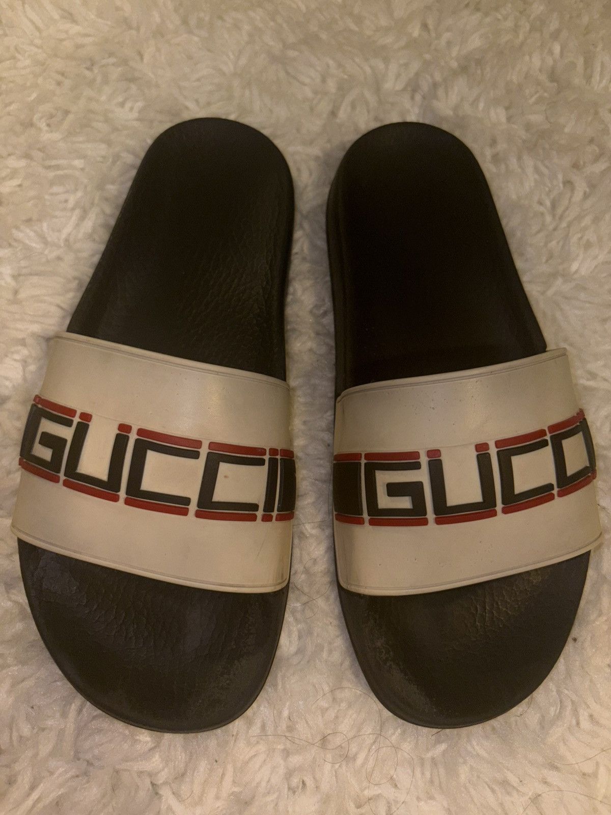Gucci Gucci Stripe Rubber Slide Size US 8 / IT 38 - 2 Thumbnail