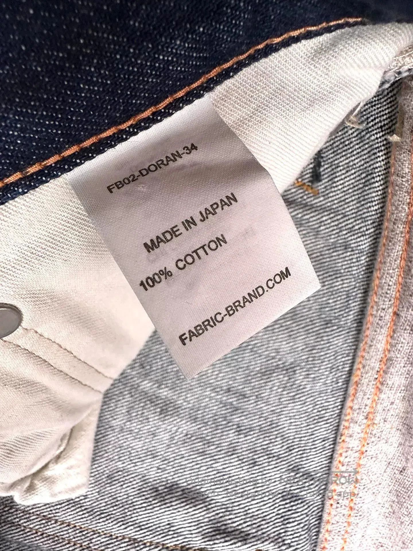 Fabric Brand & Co. Fabric Brand&Co Selvage Denim Pants. Size US 34 / EU 50 - 7 Thumbnail