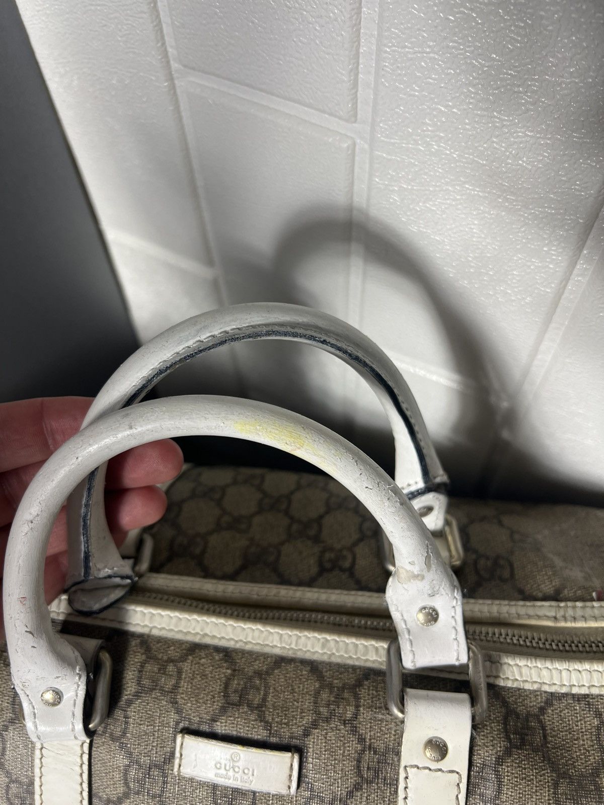 Gucci × Vintage VERY RARE GUCCI MONOGRAM BAG ITALIAN DESIGNER RETRO Y2K 90s Size ONE SIZE - 6 Thumbnail