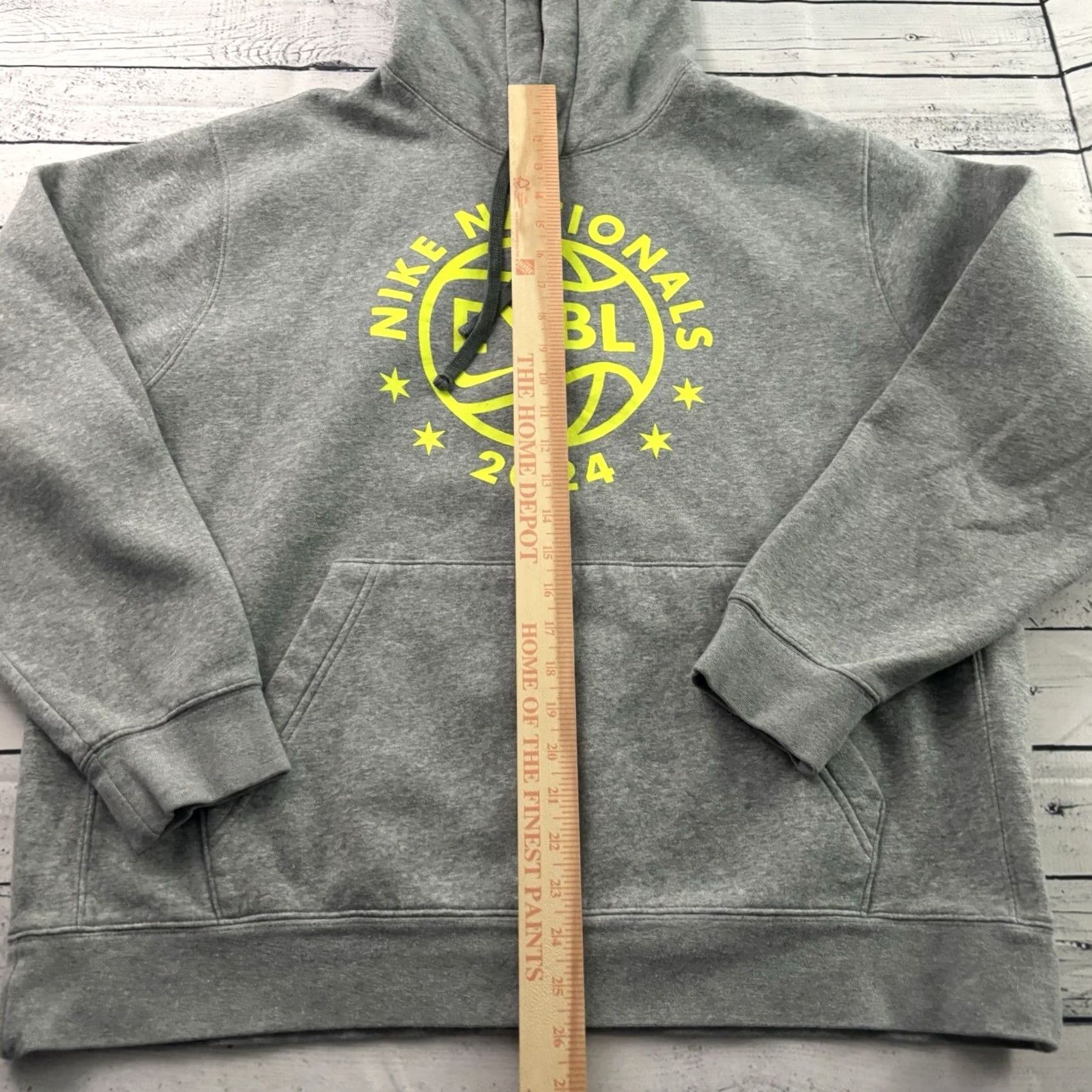 Nike Nike EYBL Nationals Hoodie Mens XL Gray Sweatshirt Pullover Size US XL / EU 56 / 4 - 3 Thumbnail