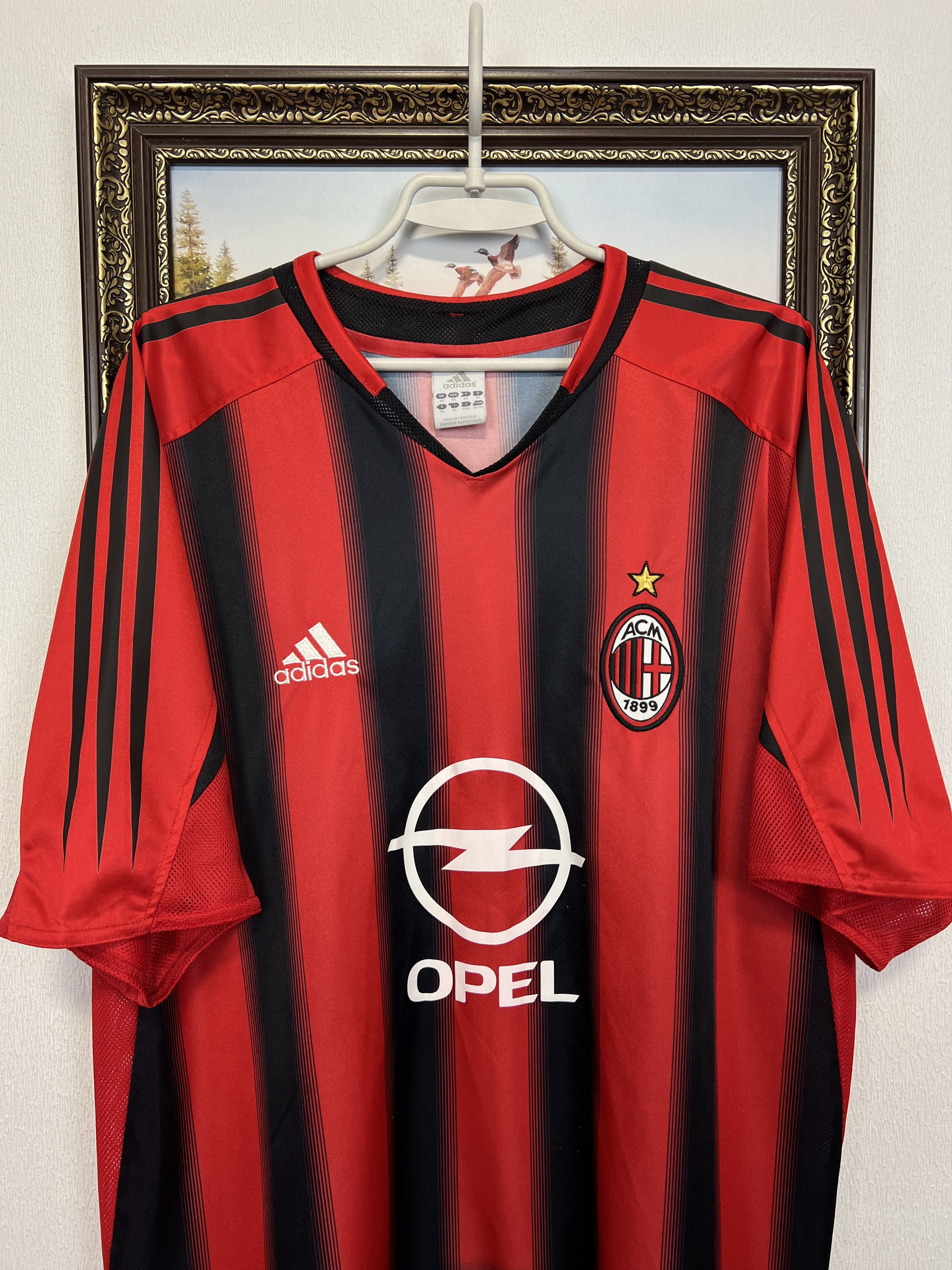 Adidas AC Milan Home football shirt Soccer Jersey Maglia Trikot Size US XL / EU 56 / 4 - 2 Thumbnail