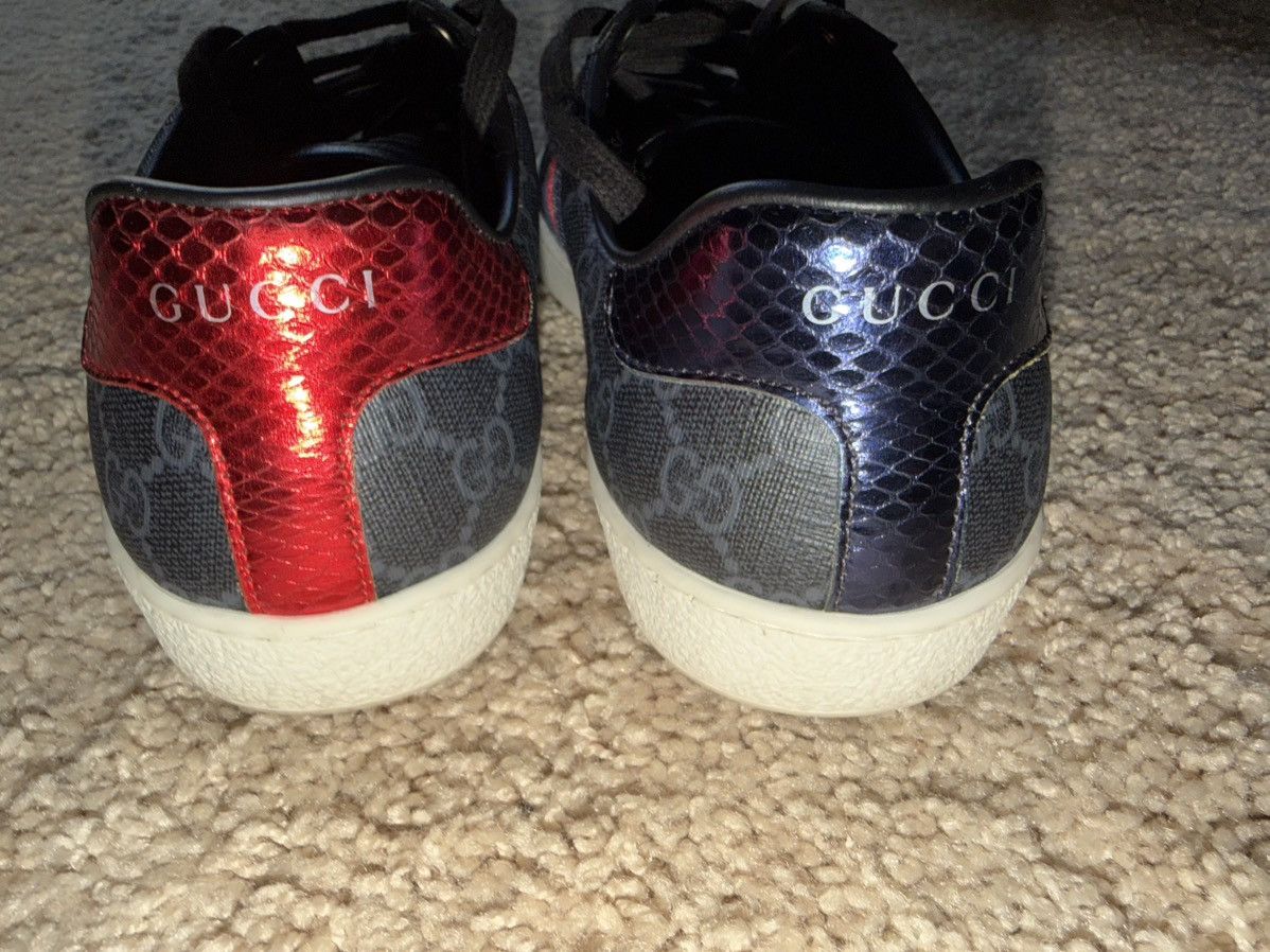 Gucci Gucci Ace GG Supreme Black Size US 8.5 / EU 41-42 - 2 Thumbnail