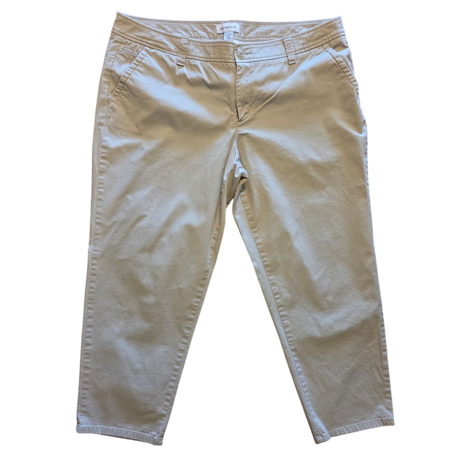 Liz Claiborne Liz Claiborne Classic Khaki Pants - Women's Size 18 Size 40" / US 18 - 1 Thumbnail