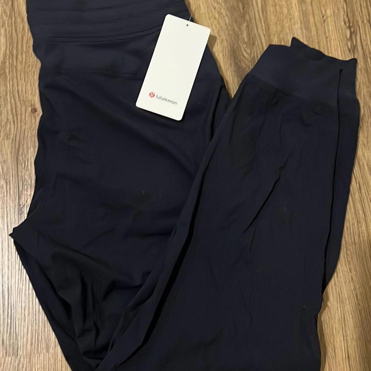 Lululemon Lululemon Women's Black and Grey Trousers Size 28" / US 6 / IT 42 - 4 Thumbnail