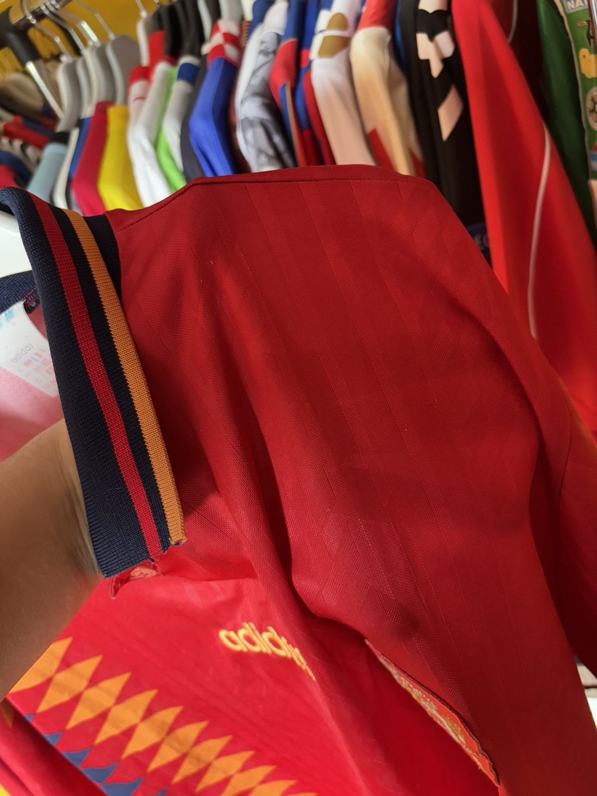 Adidas Spain 1994 jersey adidas L retro vintage Size US L / EU 52-54 / 3 - 9 Thumbnail