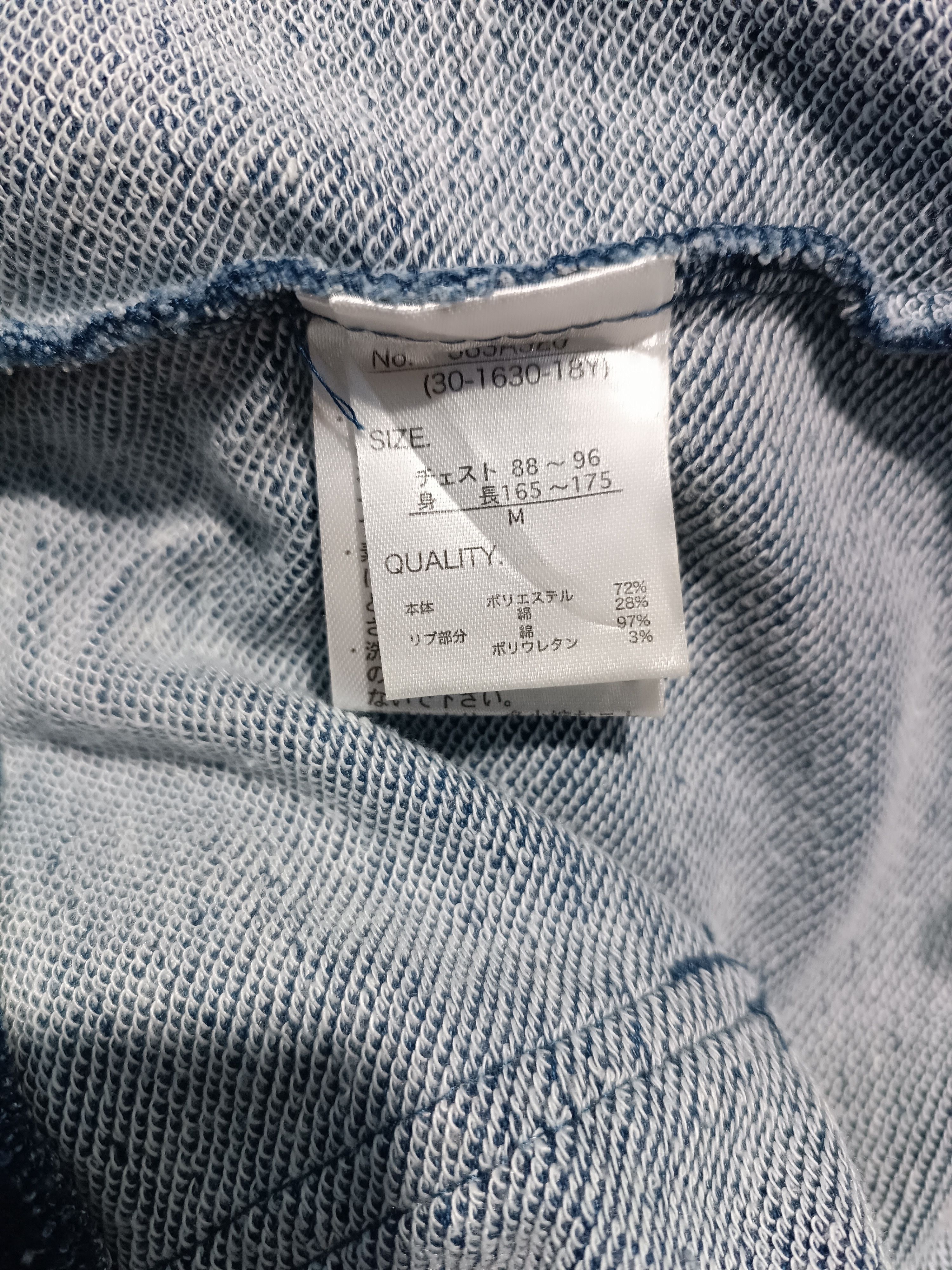 Japanese Brand Vintage Indigo Wash American Flag Zip Hoodie Size US M / EU 48-50 / 2 - 7 Thumbnail