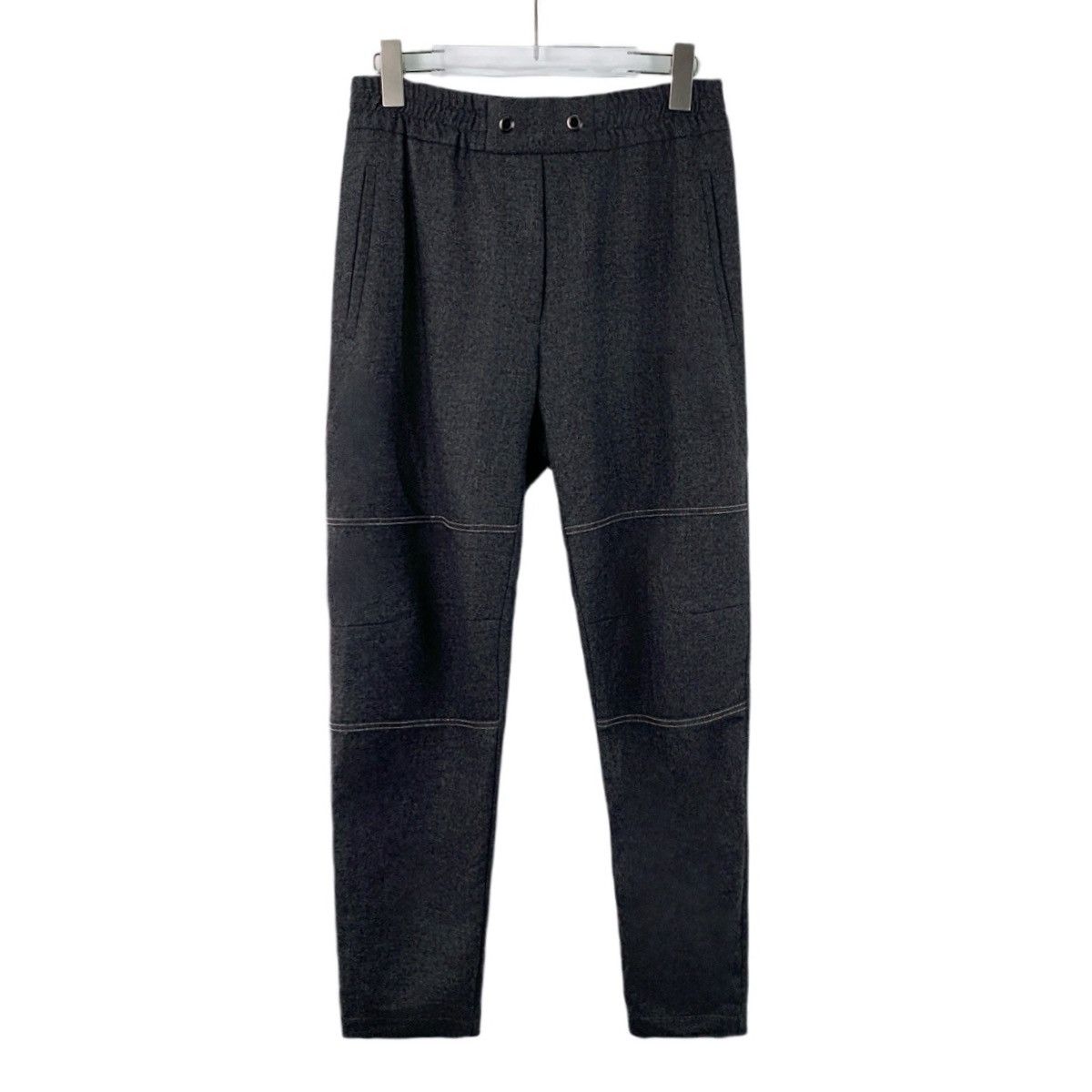 Brunello Cucinelli Brunello Cucinelli BC Dark Grey Beaded Casual Pants K26WX Size 28" / US 6 / IT 42 - 1 Thumbnail