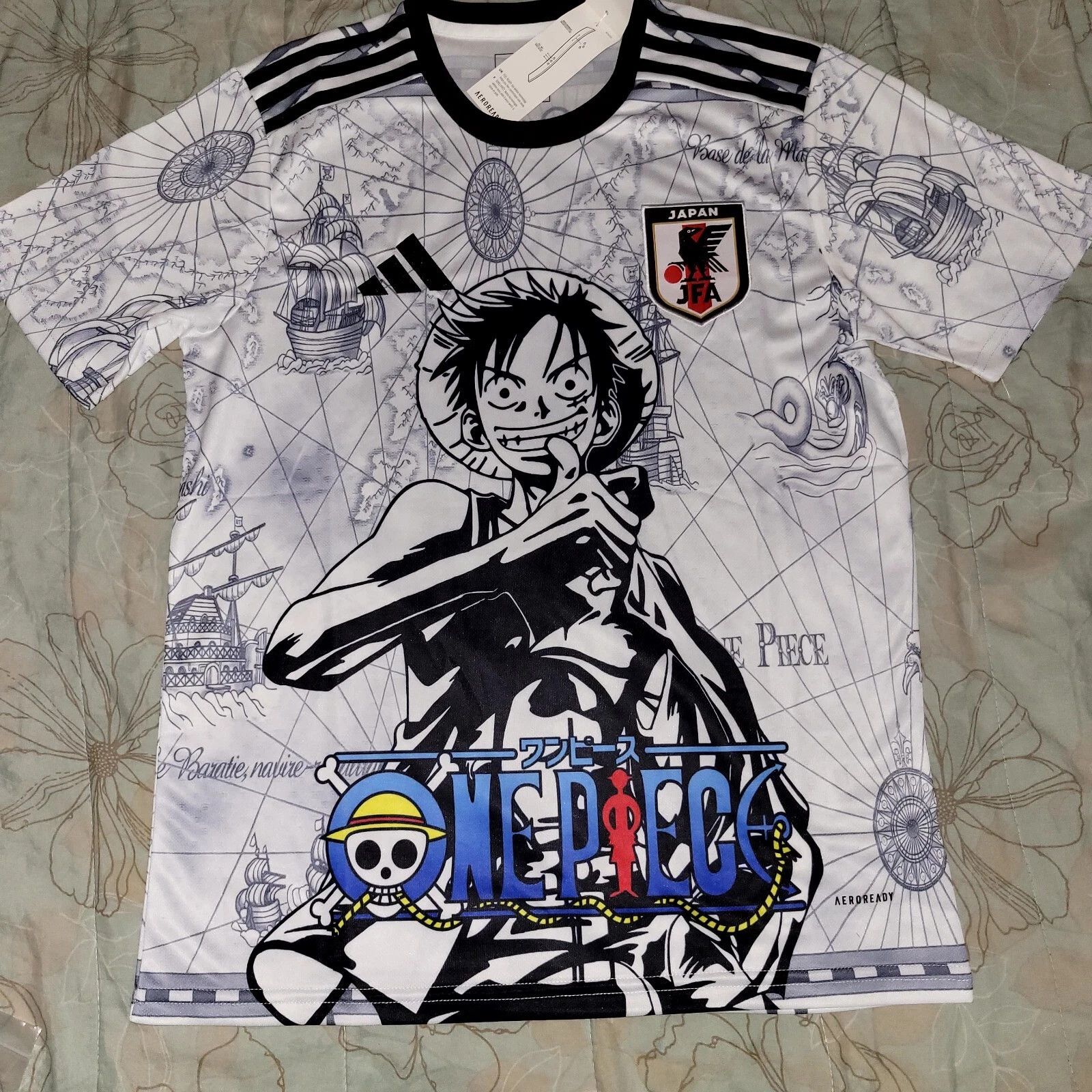 Other Japan Soccer Jersey – Special Luffy OnePiece Anime Edition Size US M / EU 48-50 / 2 - 1 Thumbnail