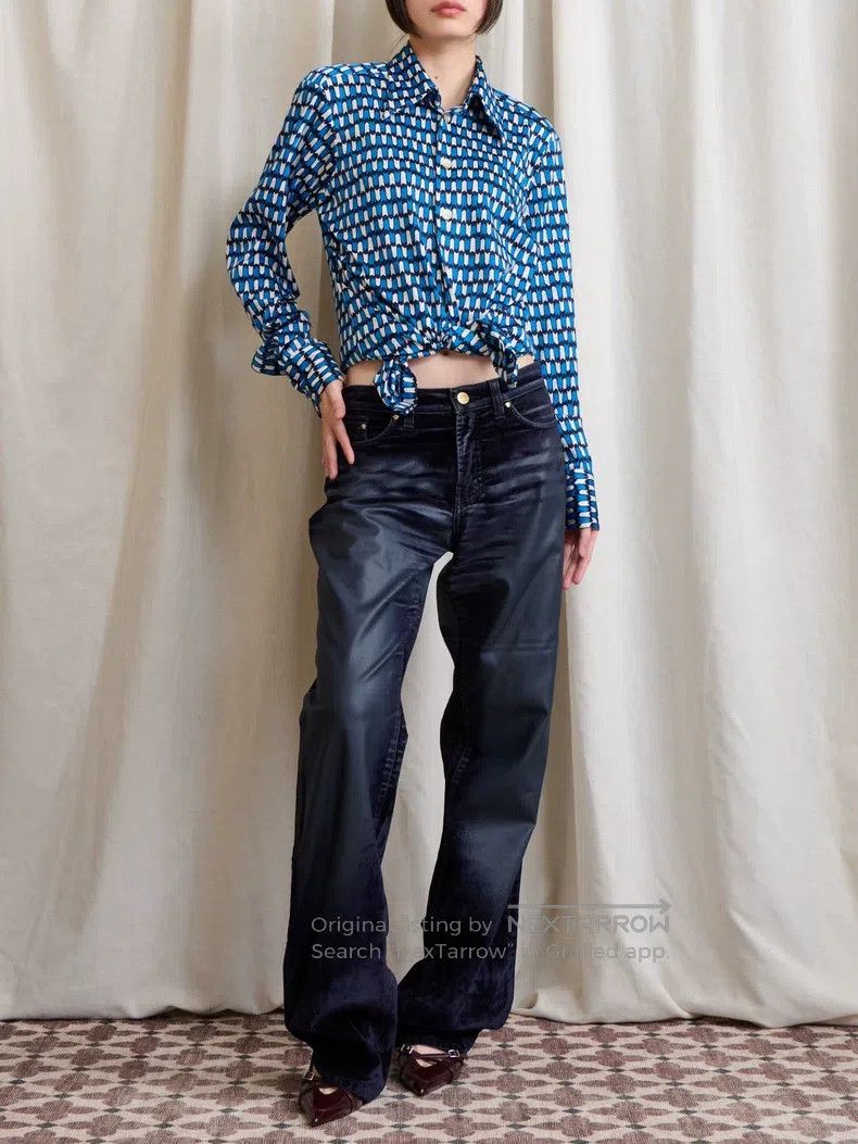 Versace Versace velvet bootcut pants Size US 30 / EU 46 - 2 Thumbnail