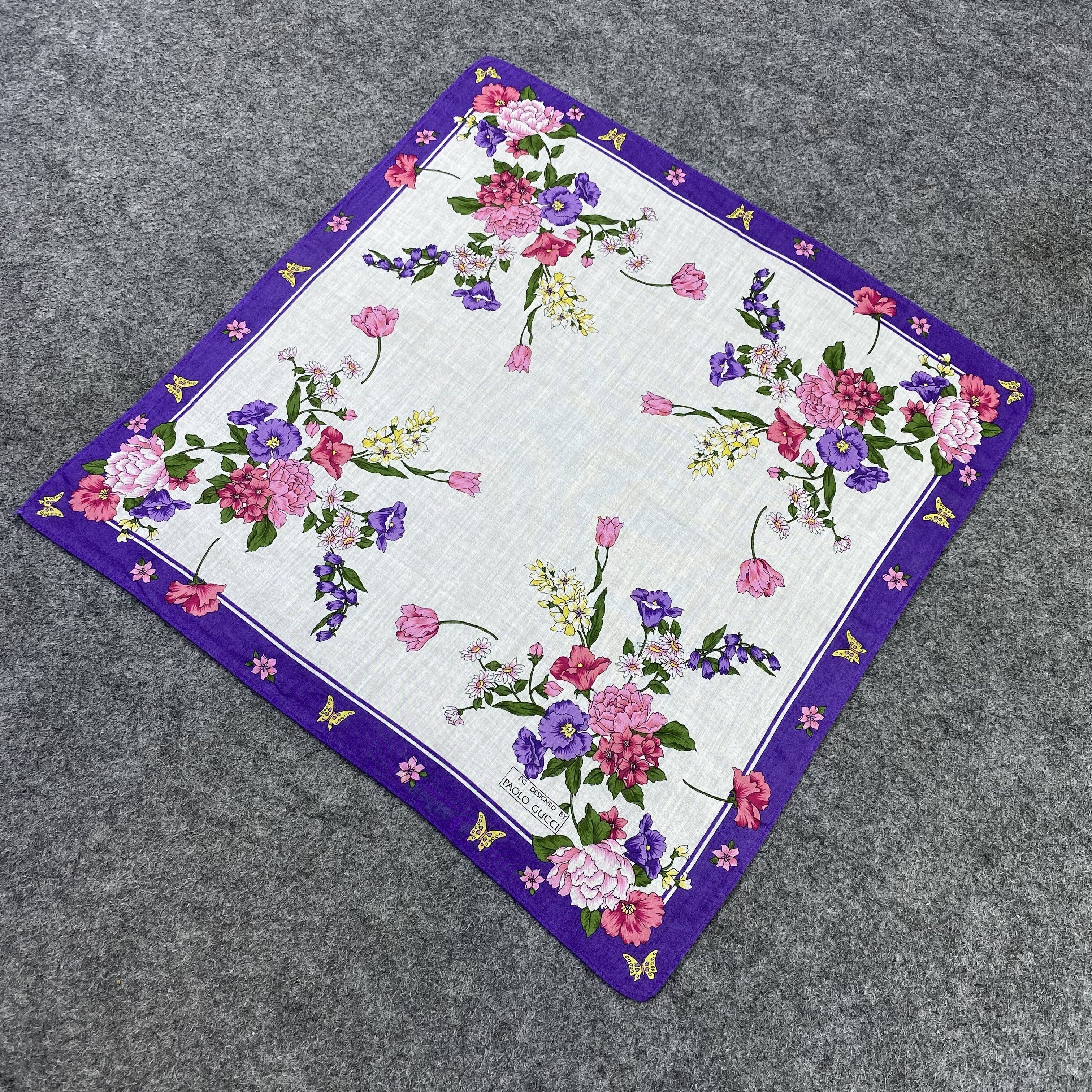 Paolo Gucci Paolo Gucci Handkerchief / Bandana / Neckerchief-B1552 Size ONE SIZE - 4 Thumbnail