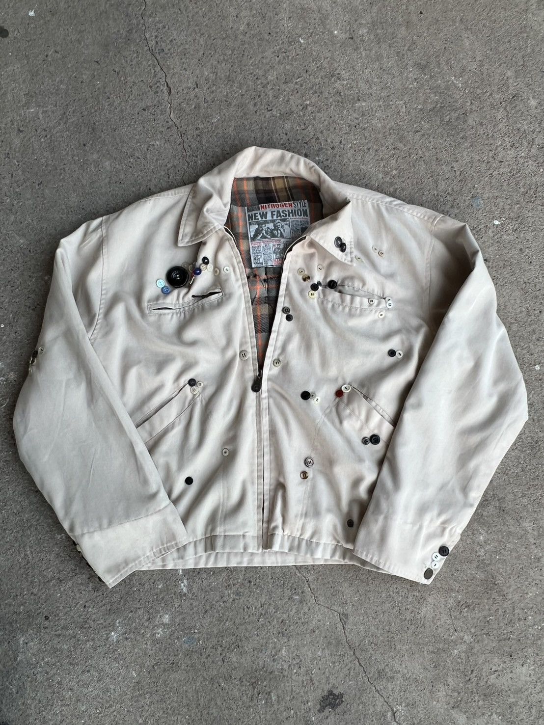 Handmade Vintage Multiple buttons Jacket Size US M / EU 48-50 / 2 - 1 Thumbnail