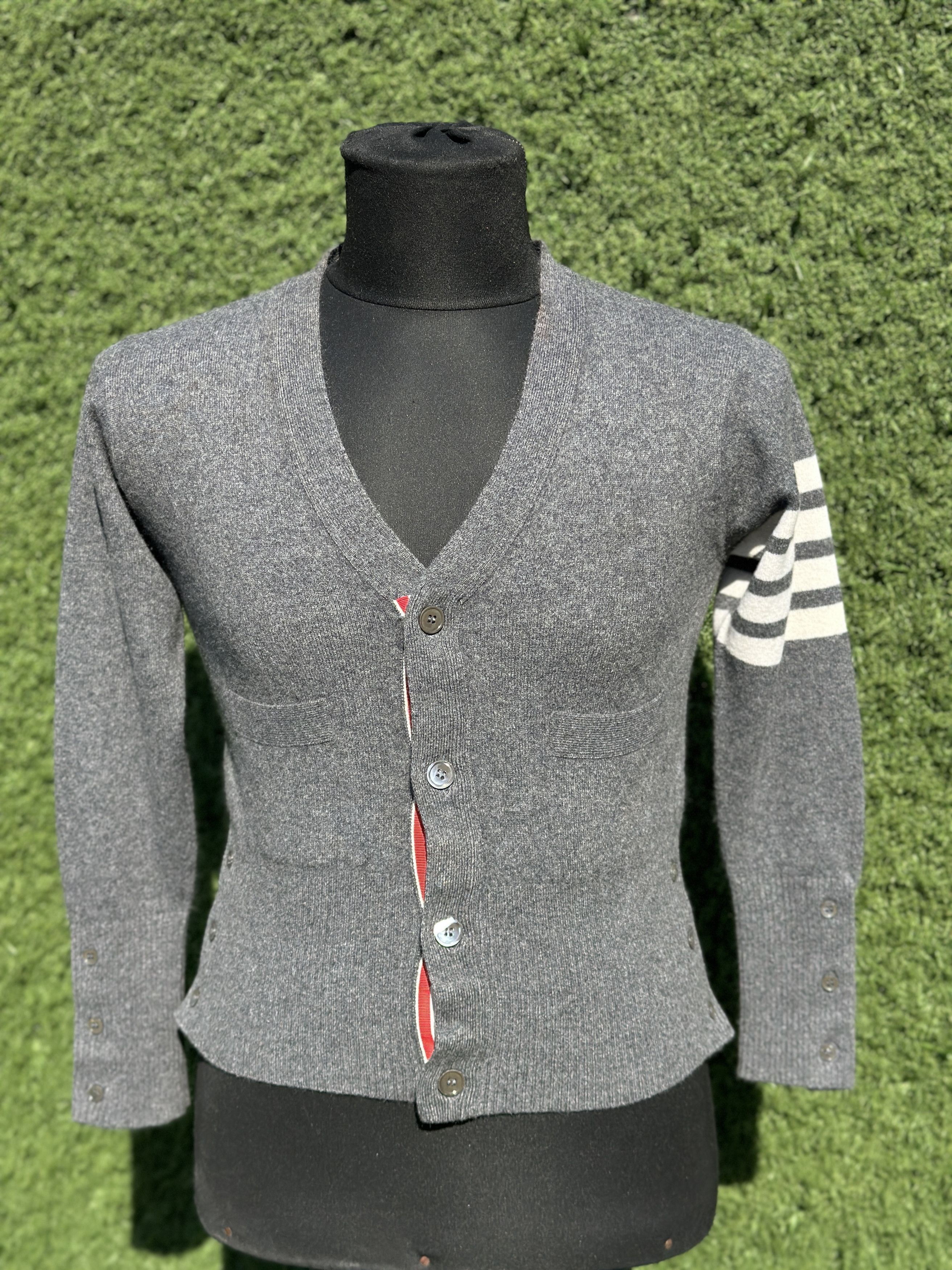 Thom Browne Thom Browne Cashmere 4-Bar Stripe Cardigan Size 2 Scotland Size US M / EU 48-50 / 2 - 13 Thumbnail