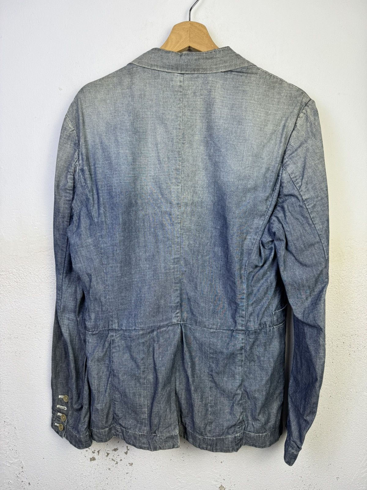Dolce & Gabbana Dolce & Gabbana light blue chambray blazer Size 48R - 5 Thumbnail