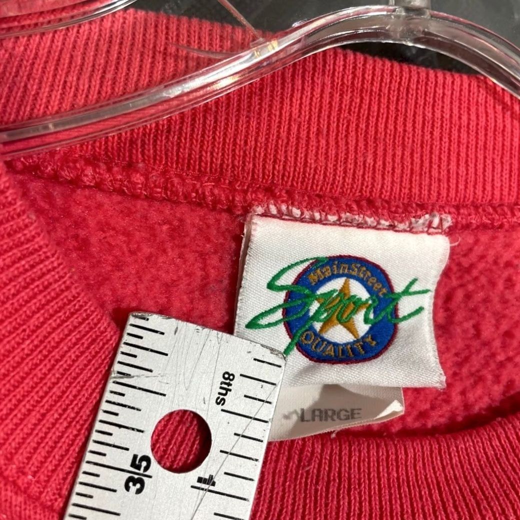 Vintage VINTAGE Main Street Sport Shirt Womens L Pink Sweatshirt Women Crew Neck Pullover Casual Size L / US 10 / IT 46 - 3 Thumbnail