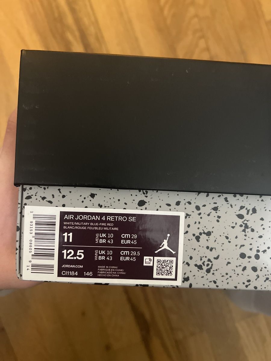 Jordan Brand Air Jordan 4 “what the” size 11 Size US 11 / EU 44 - 16 Thumbnail