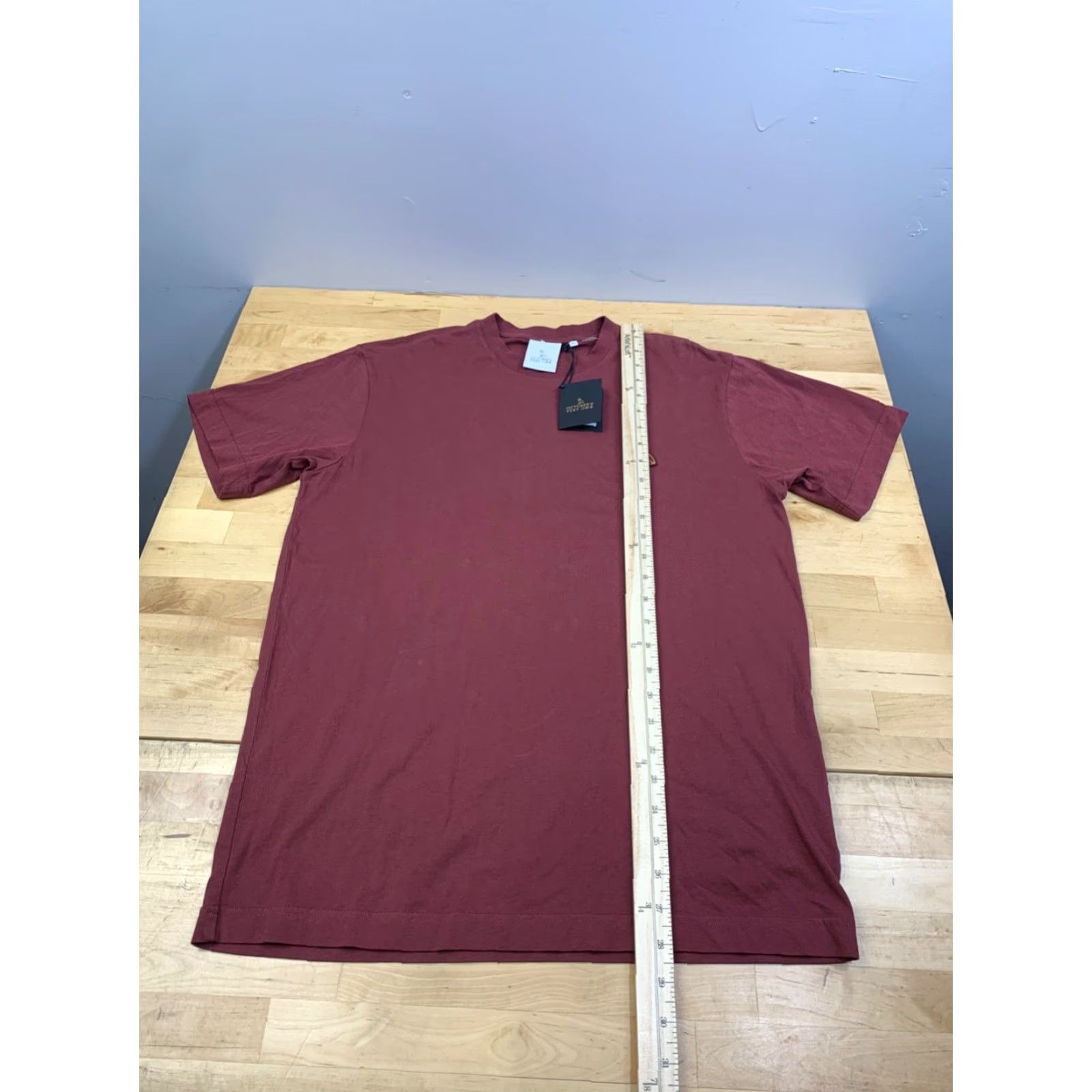 Vintage October Very Own OVO Shirt Mens XS Solid Burgundy Drake Crew Neck Size US XS / EU 42 / 0 - 3 Thumbnail