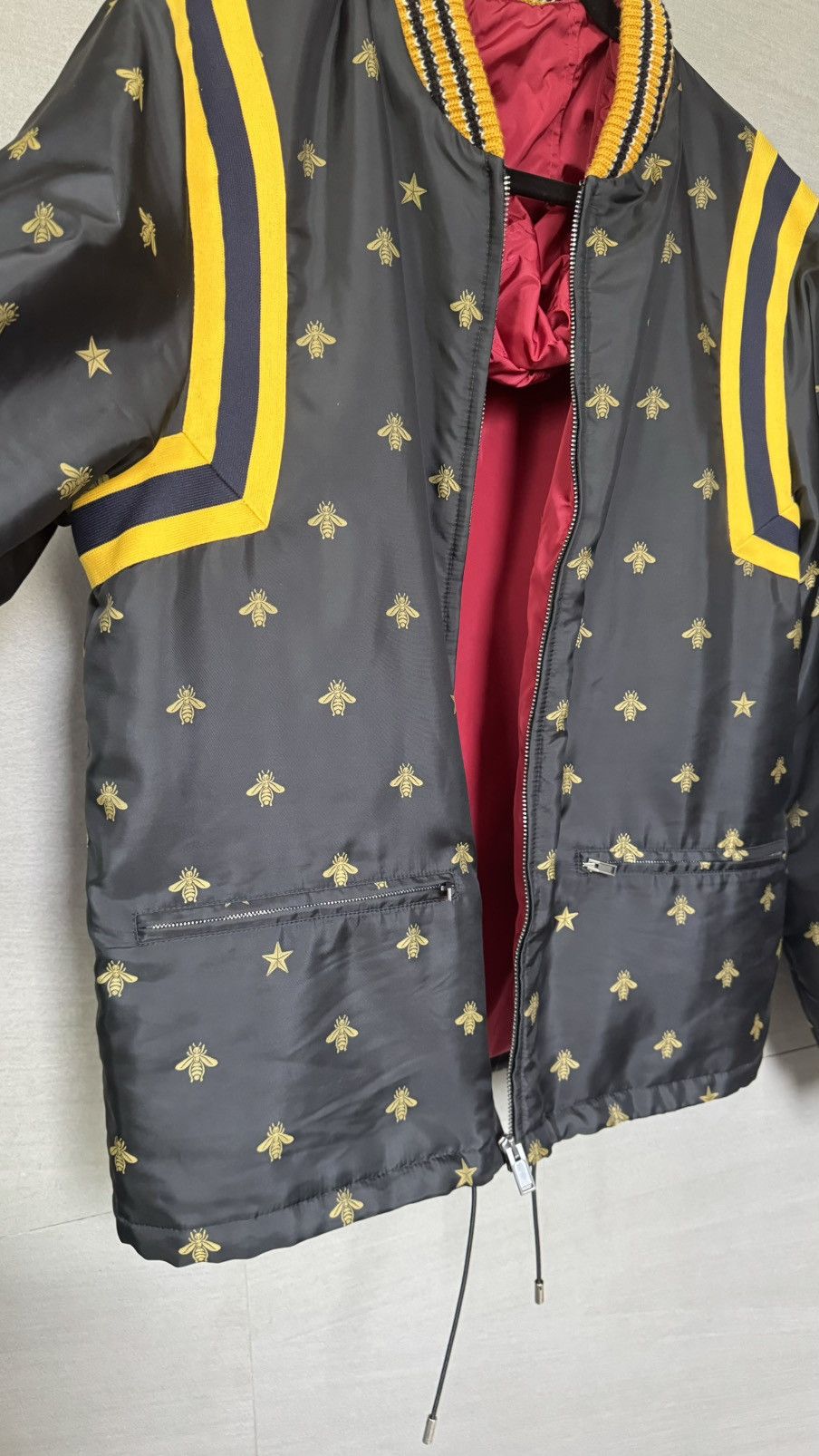 Gucci Gucci Bee Star Bomber Jacket Size US S / EU 44-46 / 1 - 11 Thumbnail