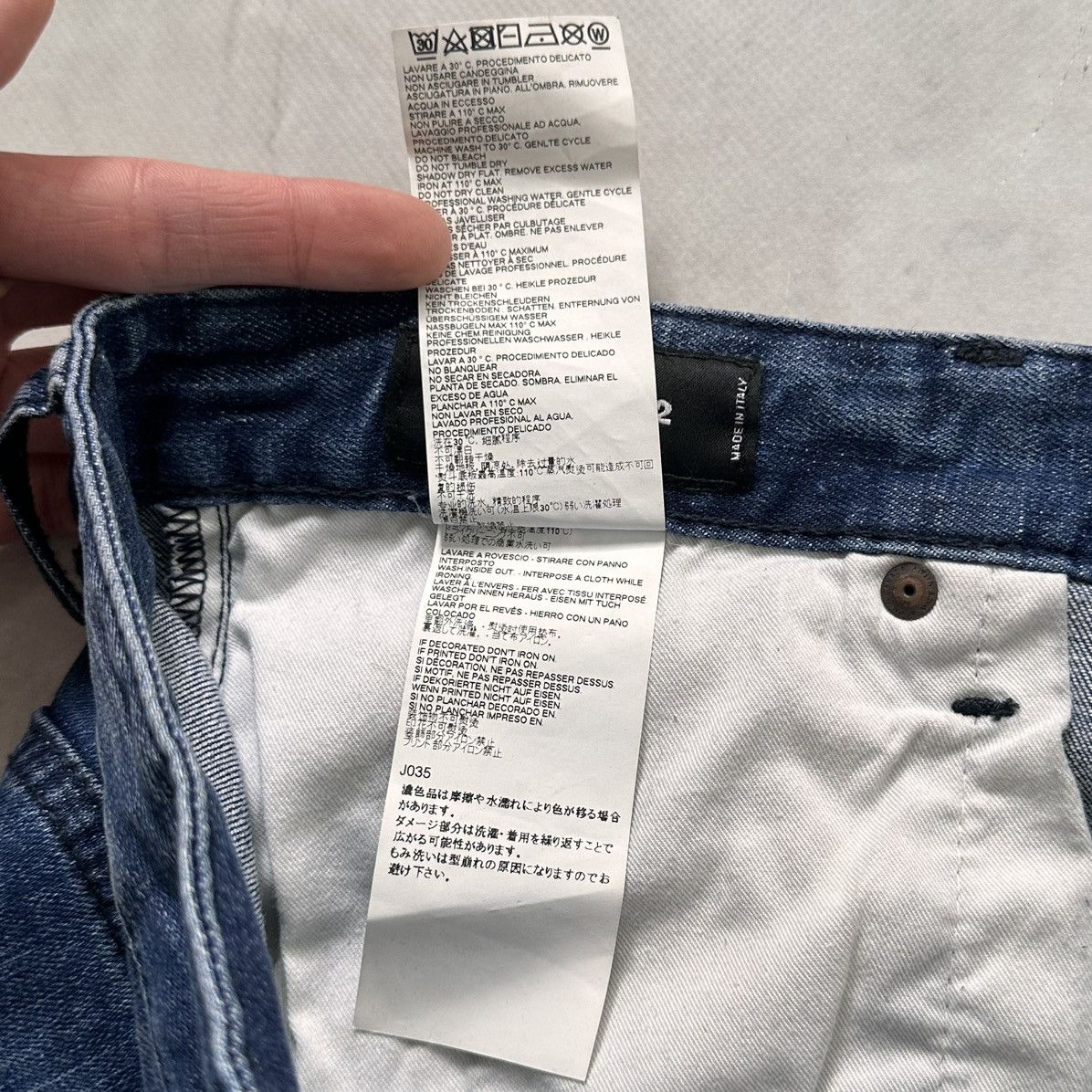 Dsquared2 Dsquared2 Splashed Painted Skater Jeans Galliano Vibe Size US 34 / EU 50 - 12 Thumbnail