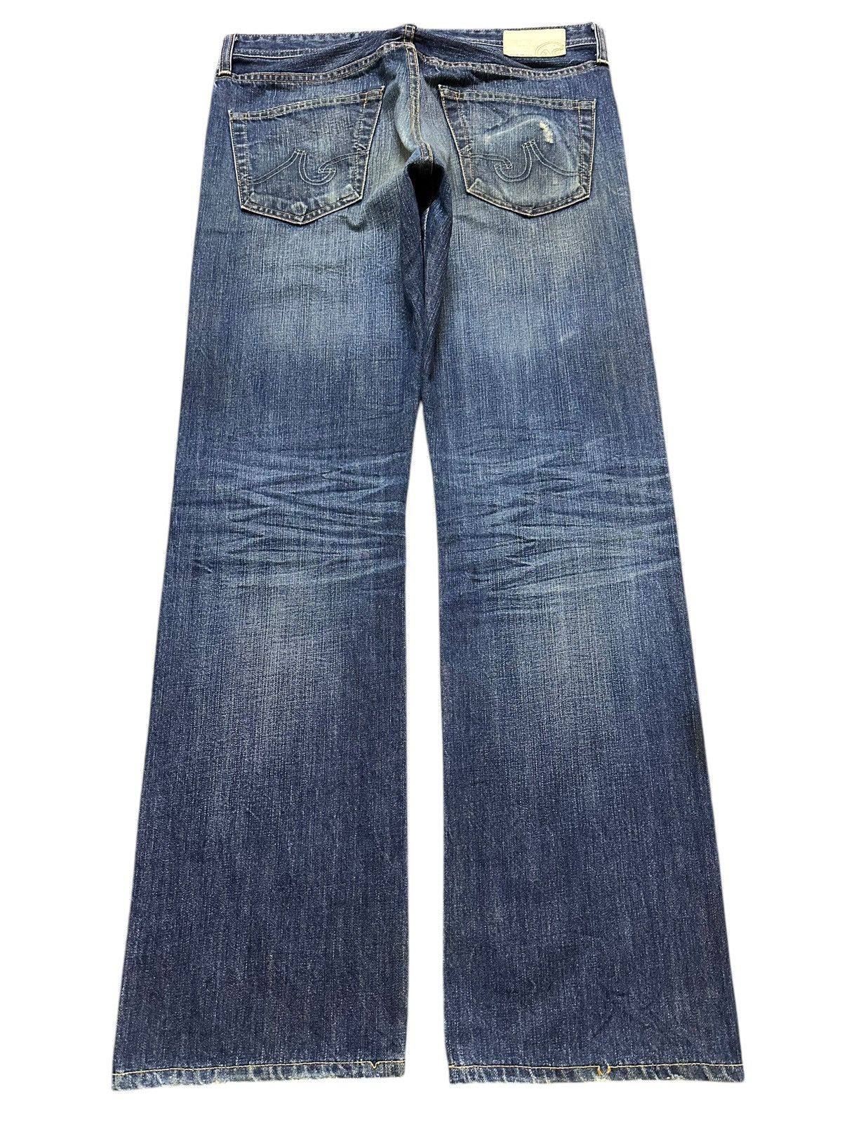 Vintage Adriano Goldschmied Blue Faded Wash Style Jeans
