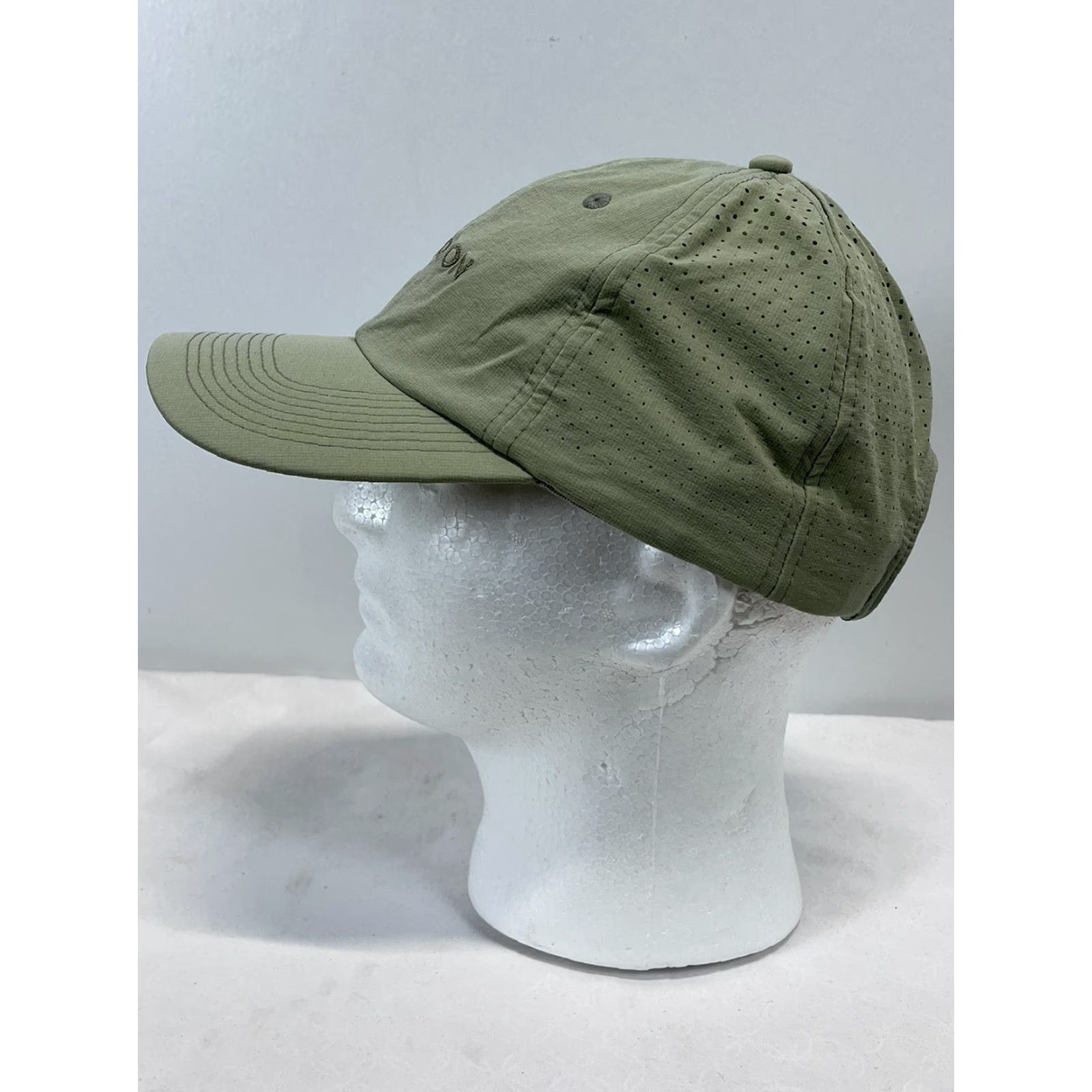 B Sides PELTON RUN Baseball Hat Cap Adjustable Perforated Sides Sage/Gray VGUC Men Adjustable One Size Green/Gray Hat Size ONE SIZE - 2 Thumbnail