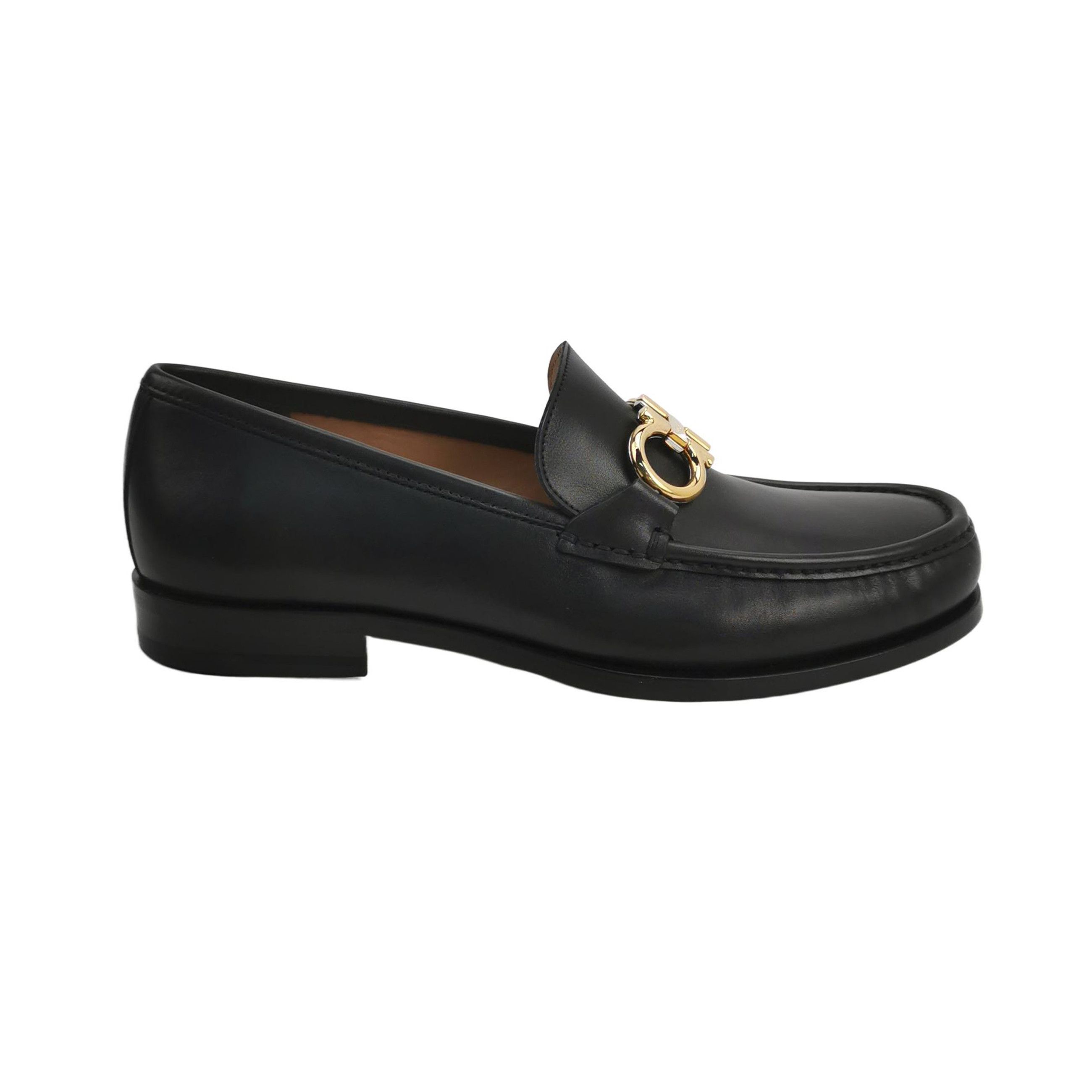 Salvatore Ferragamo Salvatore Ferragamo Gancini Leather Loafers US 9 Size US 9 / EU 42 - 1 Thumbnail