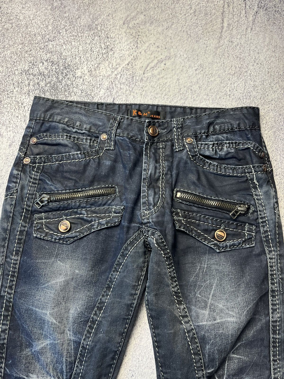 Japanese Brand 0Os VINTAGE Avant Garde Japanese Style Baggy Pants Y2K Size US 32 / EU 48 - 12 Thumbnail