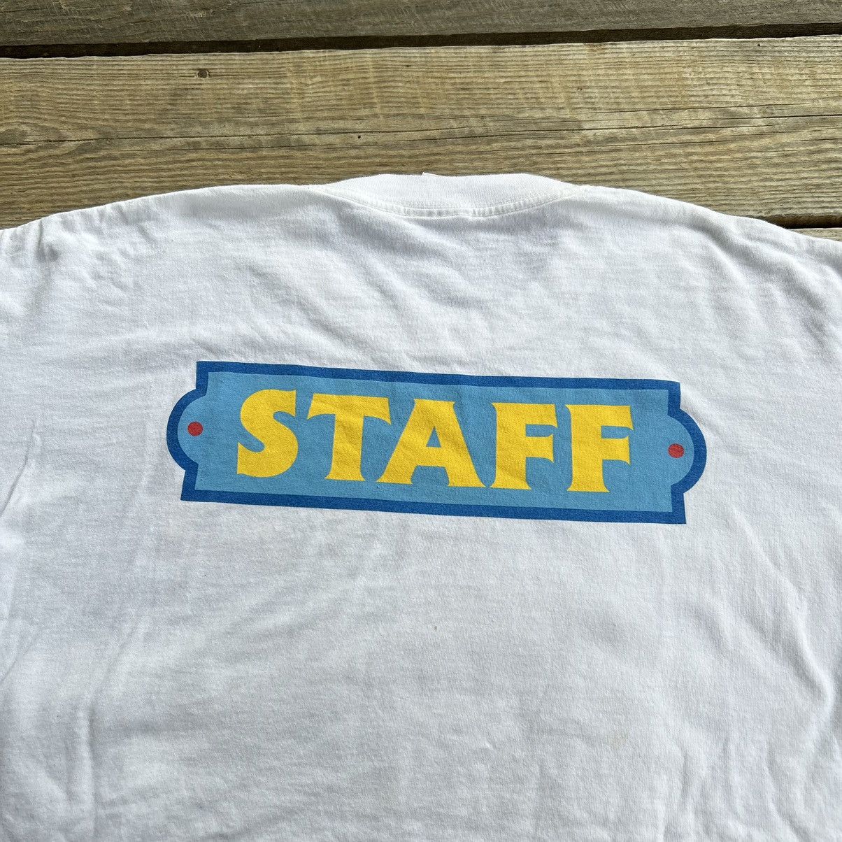Vintage Vintage Thomas The Train A Day Out With Thomas Staff T Shirt Size US XL / EU 56 / 4 - 2 Thumbnail