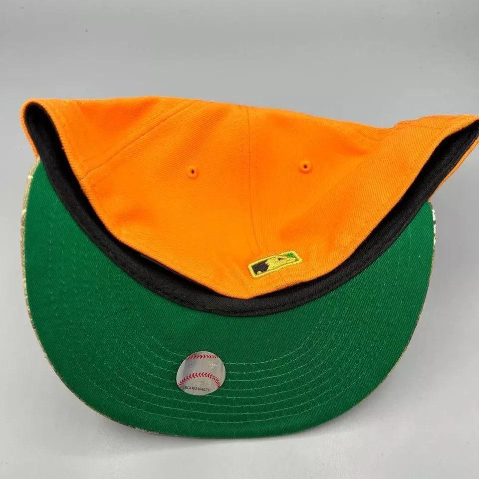 New Era Baltimore Orioles Hat Men 7 1/2 Orange Realtree Fitted Cap Size ONE SIZE - 5 Thumbnail