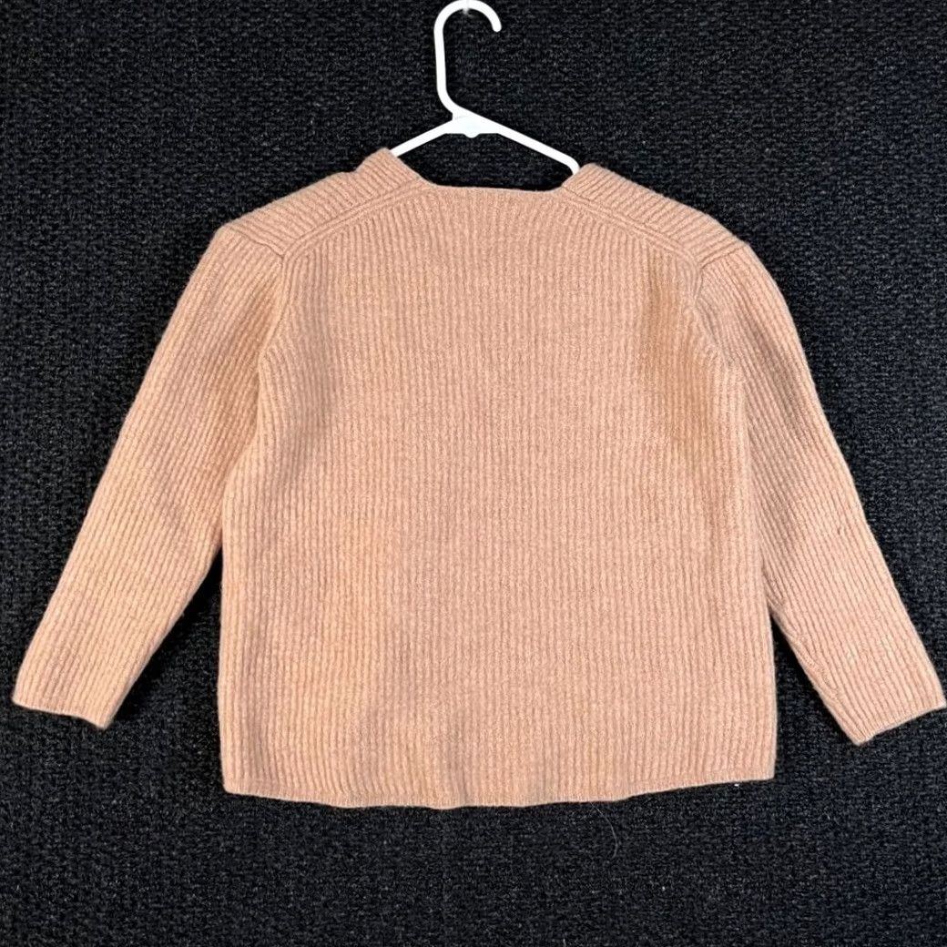Madewell Madewell Womens Sweater Tan Beige V-Neck Pullover Size Medium M73 Size M / US 6-8 / IT 42-44 - 3 Thumbnail